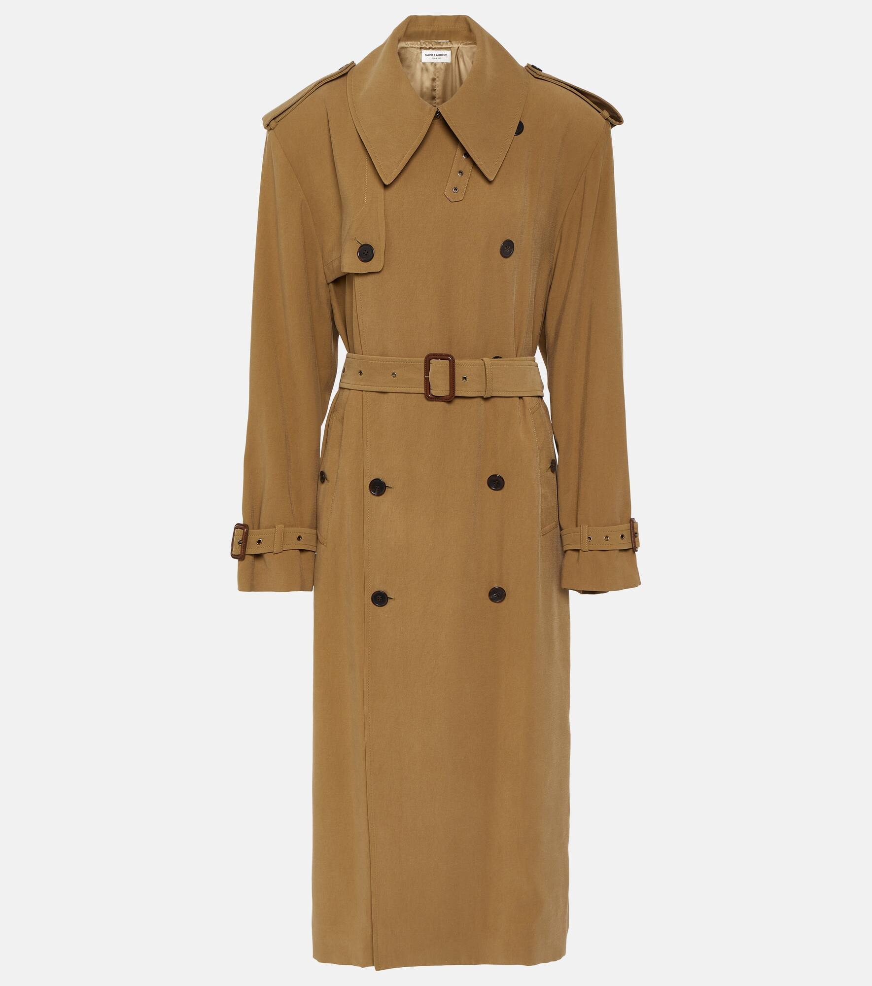 Twill trench coat - 1