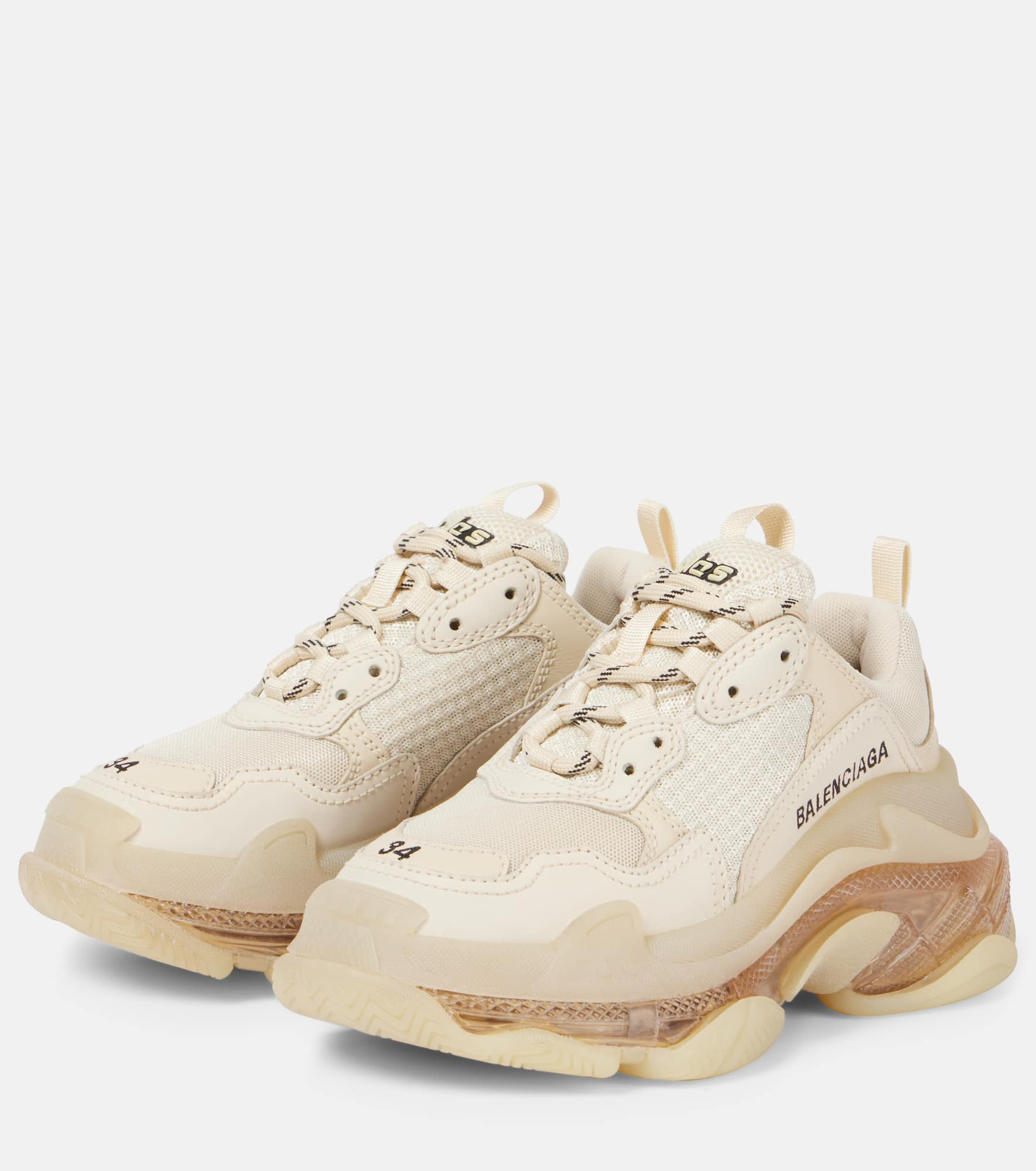Logo low-top sneakers - 3