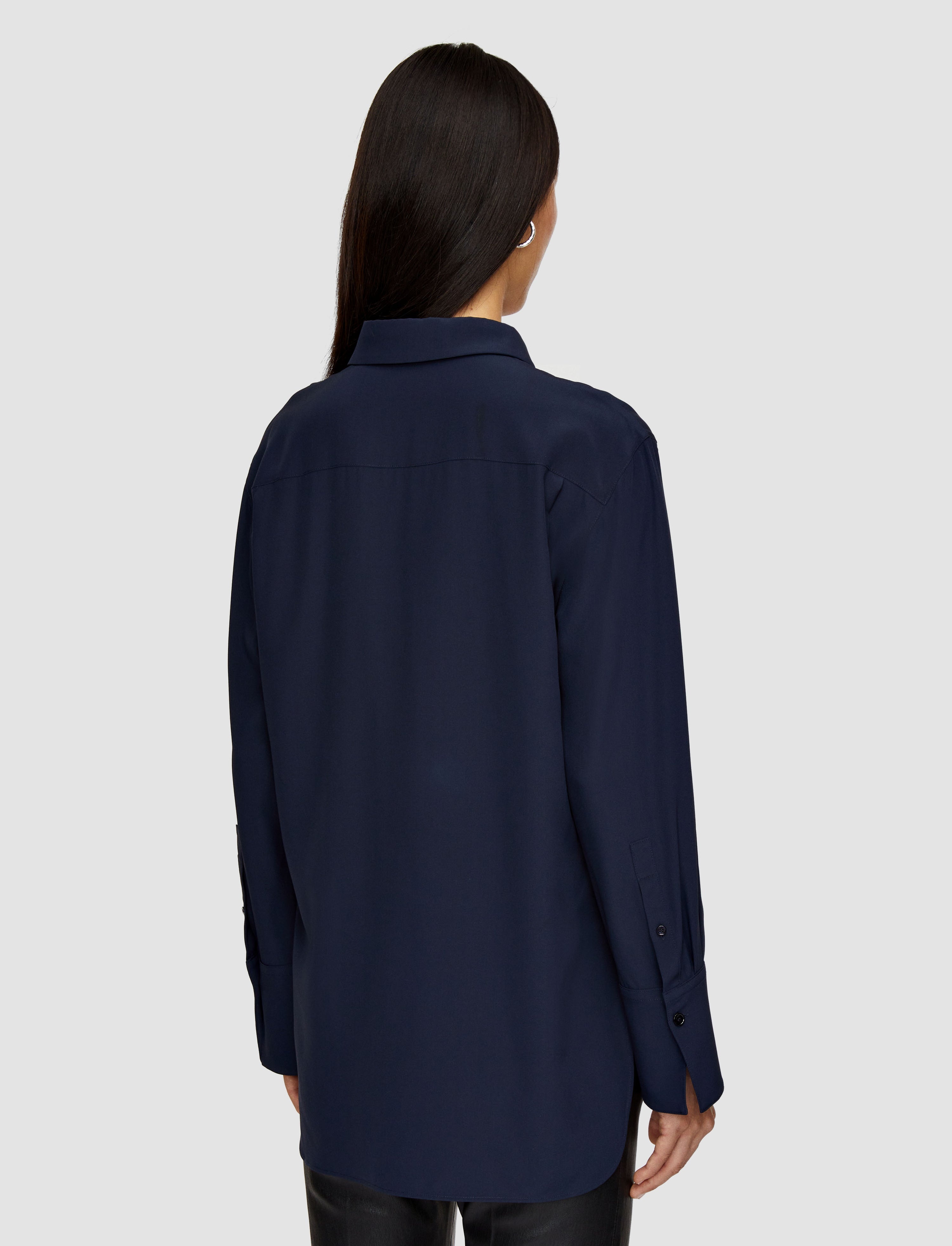 Silk Crepe de Chine Joe Blouse - 4