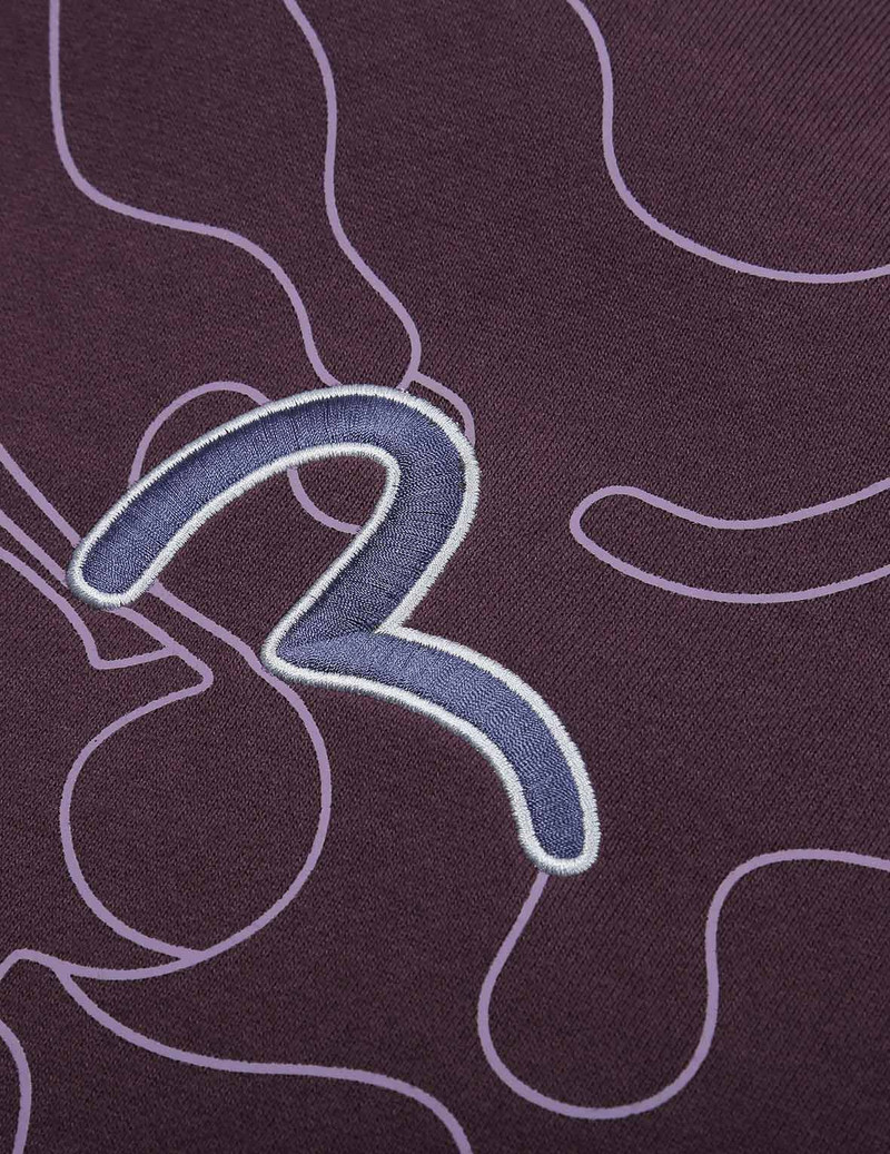 ALLOVER LINEAR CAMOUFLAGE PRINT HOODED SWEATSHIRT 9