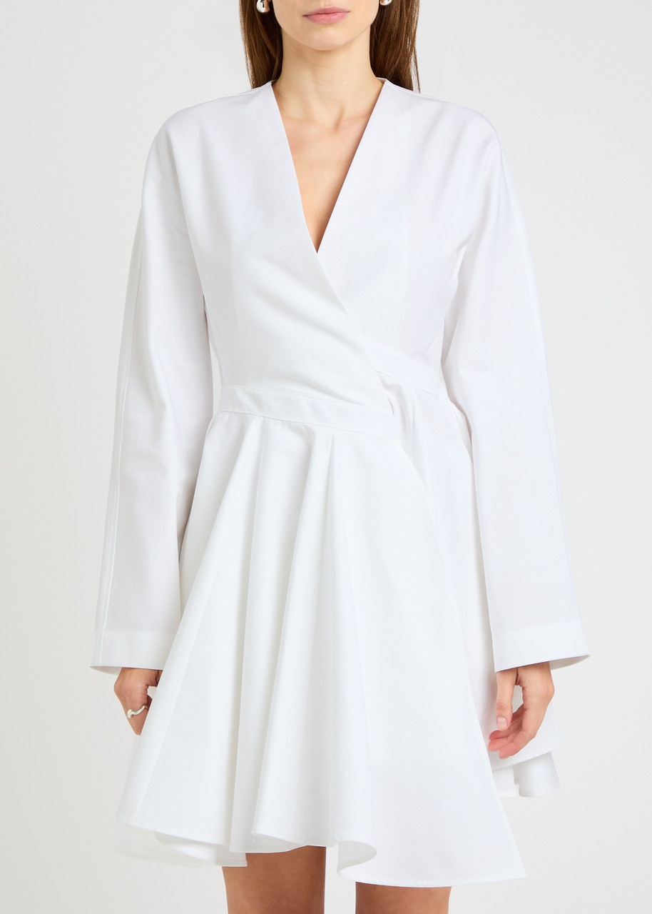Alaïa Wrap Crepe Mini Dress - 2