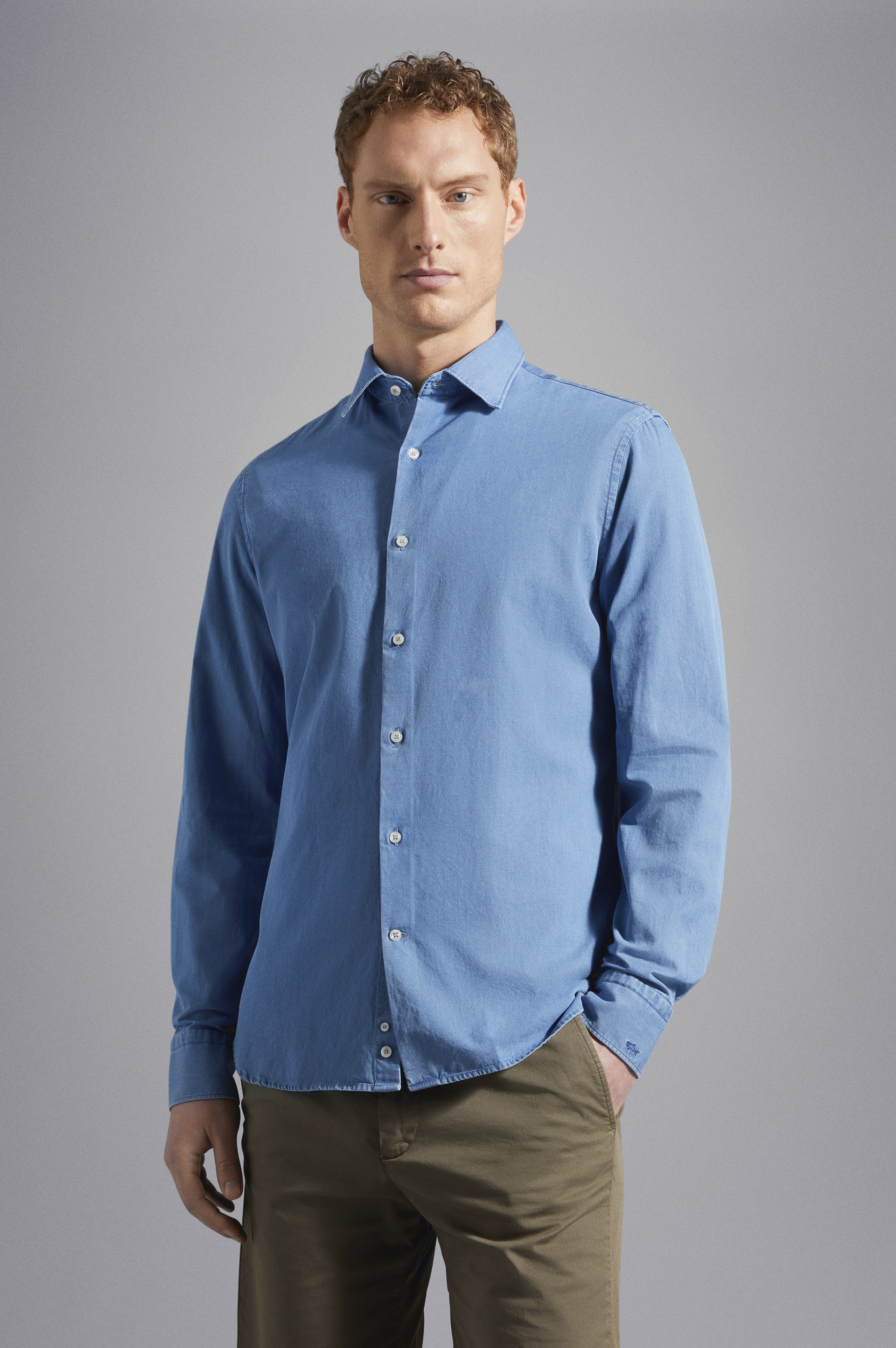 COTTON DENIM SHIRT - 6