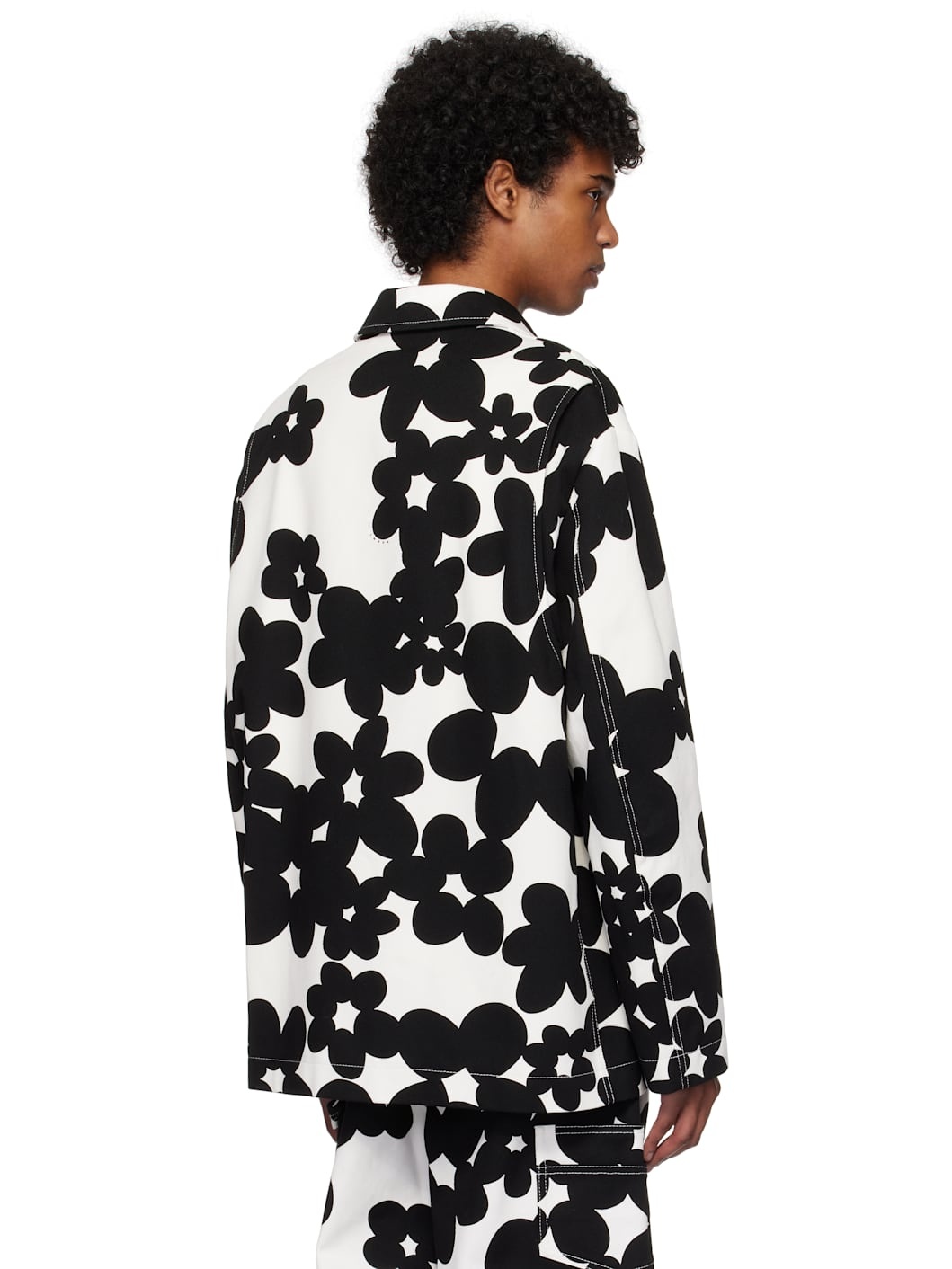 Black & White Dillies Print Jacket - 3