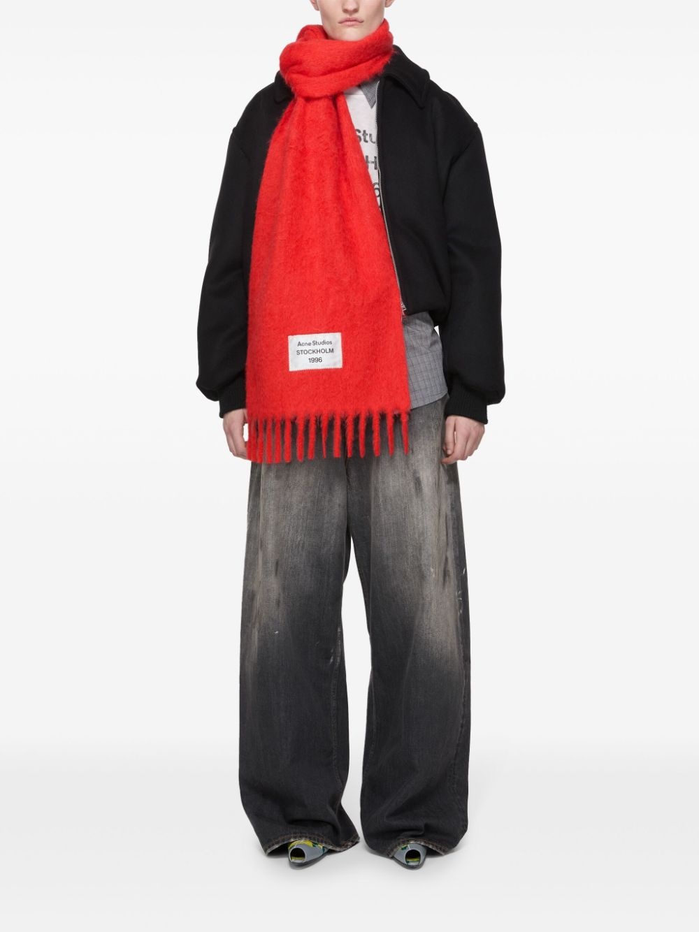 fringed scarf - 3