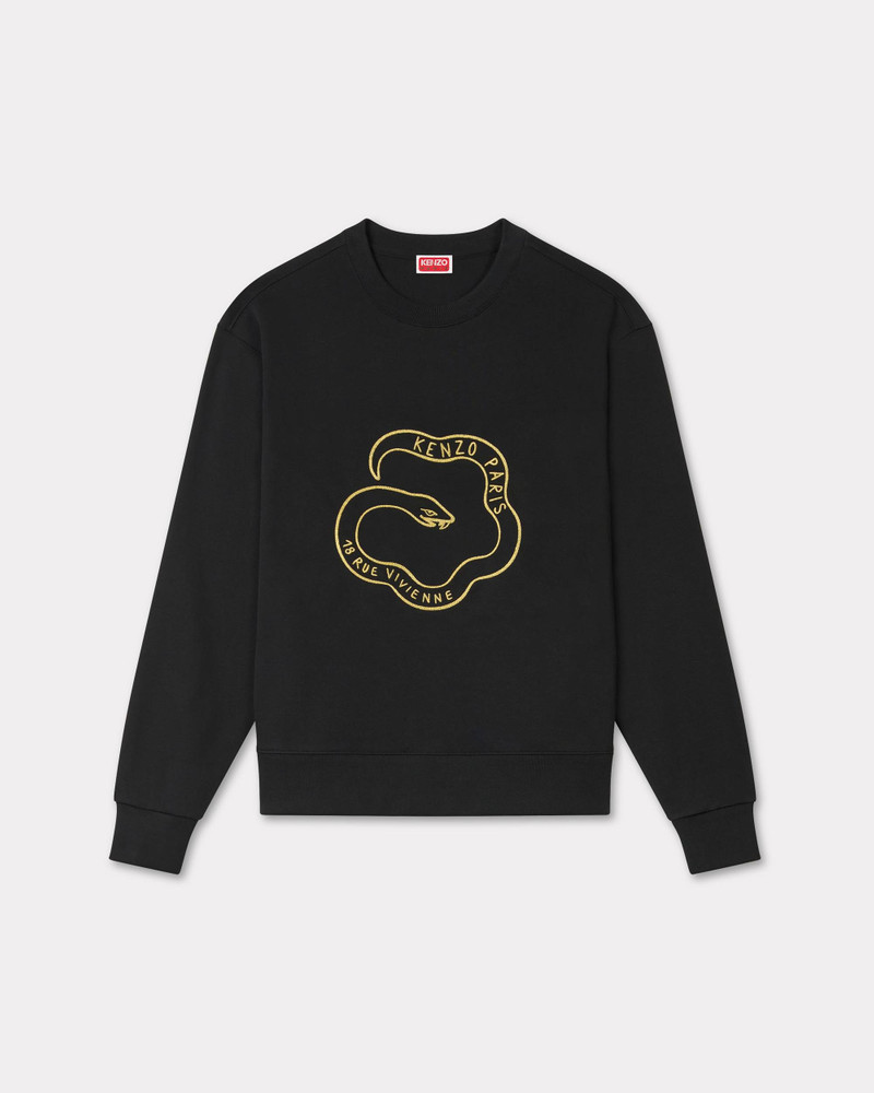 'Lunar New Year' embroidered sweatshirt in cotton 1