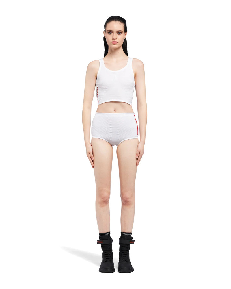 Prada Soft Rec Polyester shorts outlook