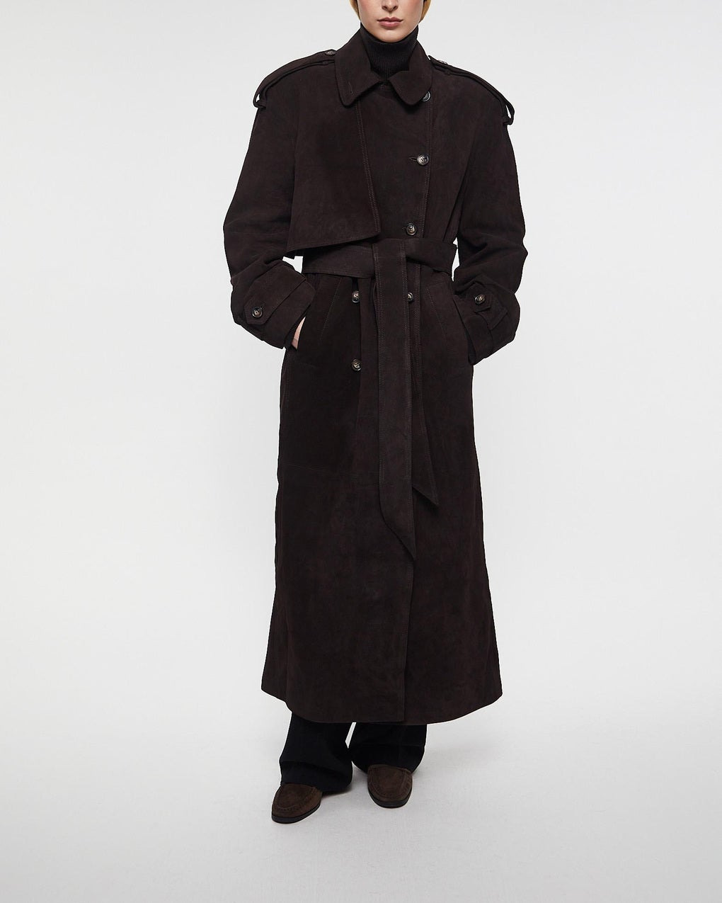 Coat Sienna Suede Chocolate - 2