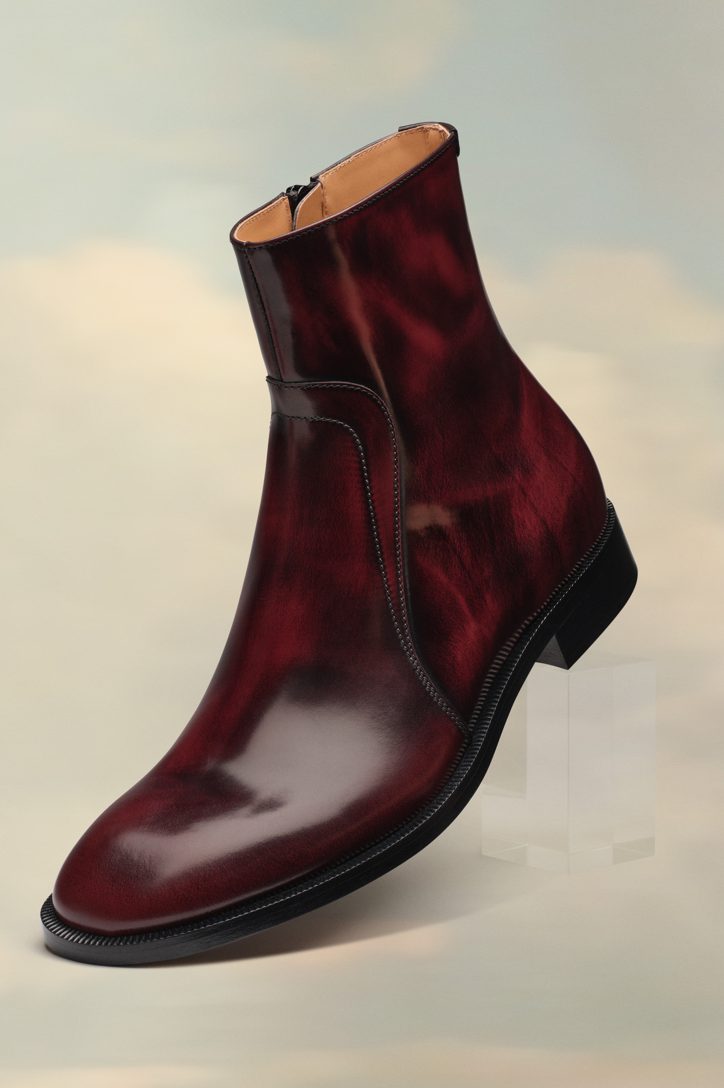 Waxed Leather Boots - 1