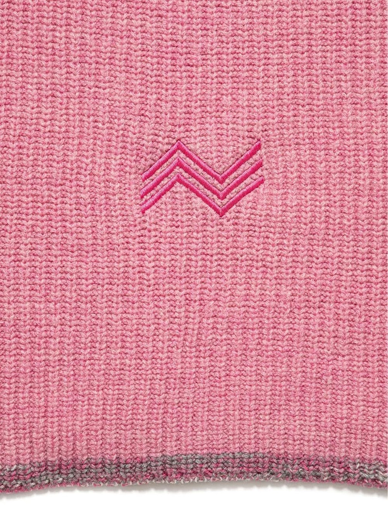 Missoni logo-embroidered scarf outlook