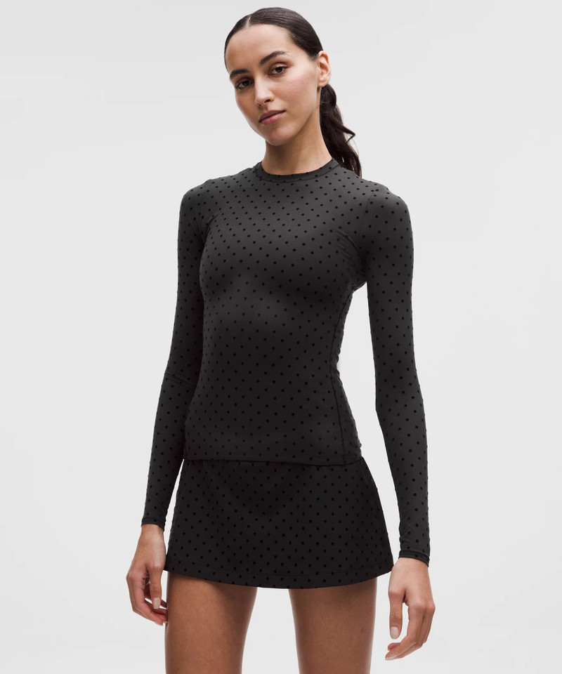Wundermost Ultra-Soft Nulu Crewneck Long-Sleeve Shirt *Flocked 1