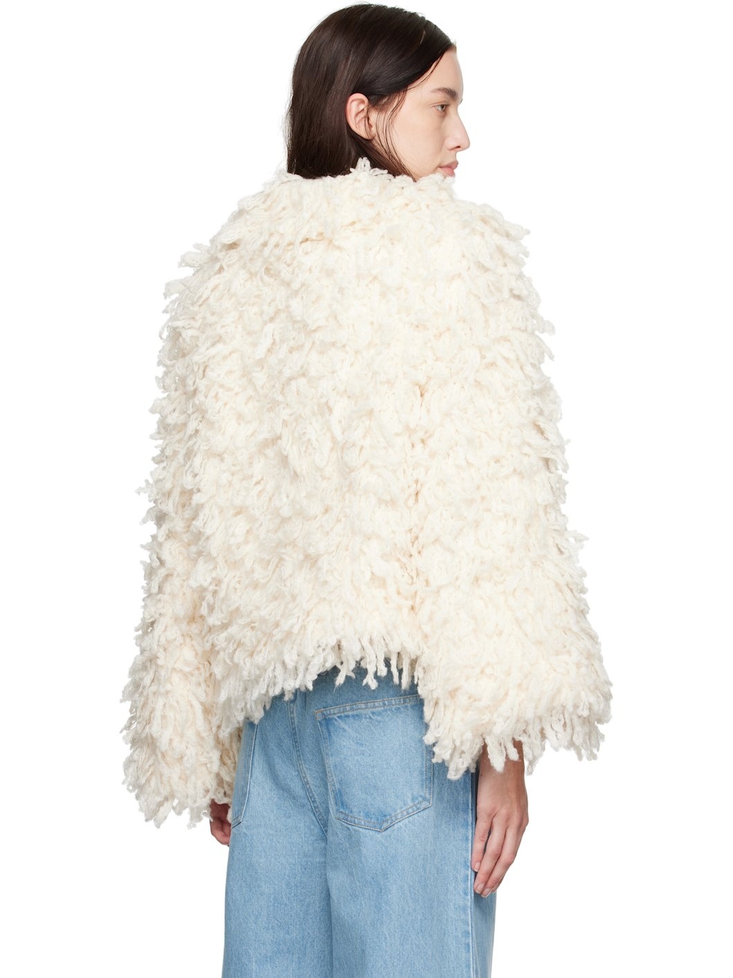 Off-White Valais Hand Crochet Jacket - 3