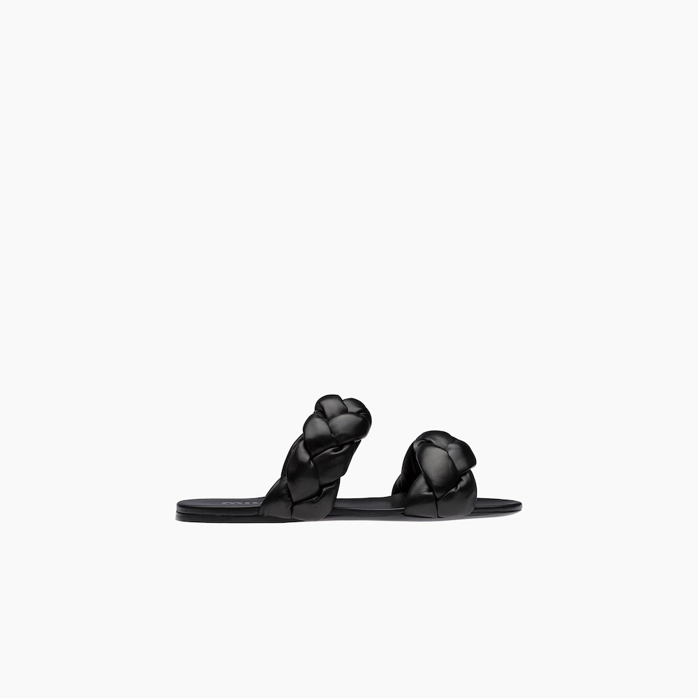 Flat nappa leather sandals - 2