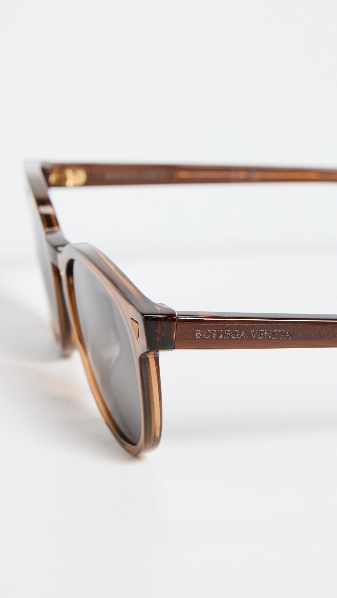 Bottega Veneta Triangle Stud Oval Sunglasses | shopbop Bottega Veneta Triangle Stud Oval Sunglasses | shopbop