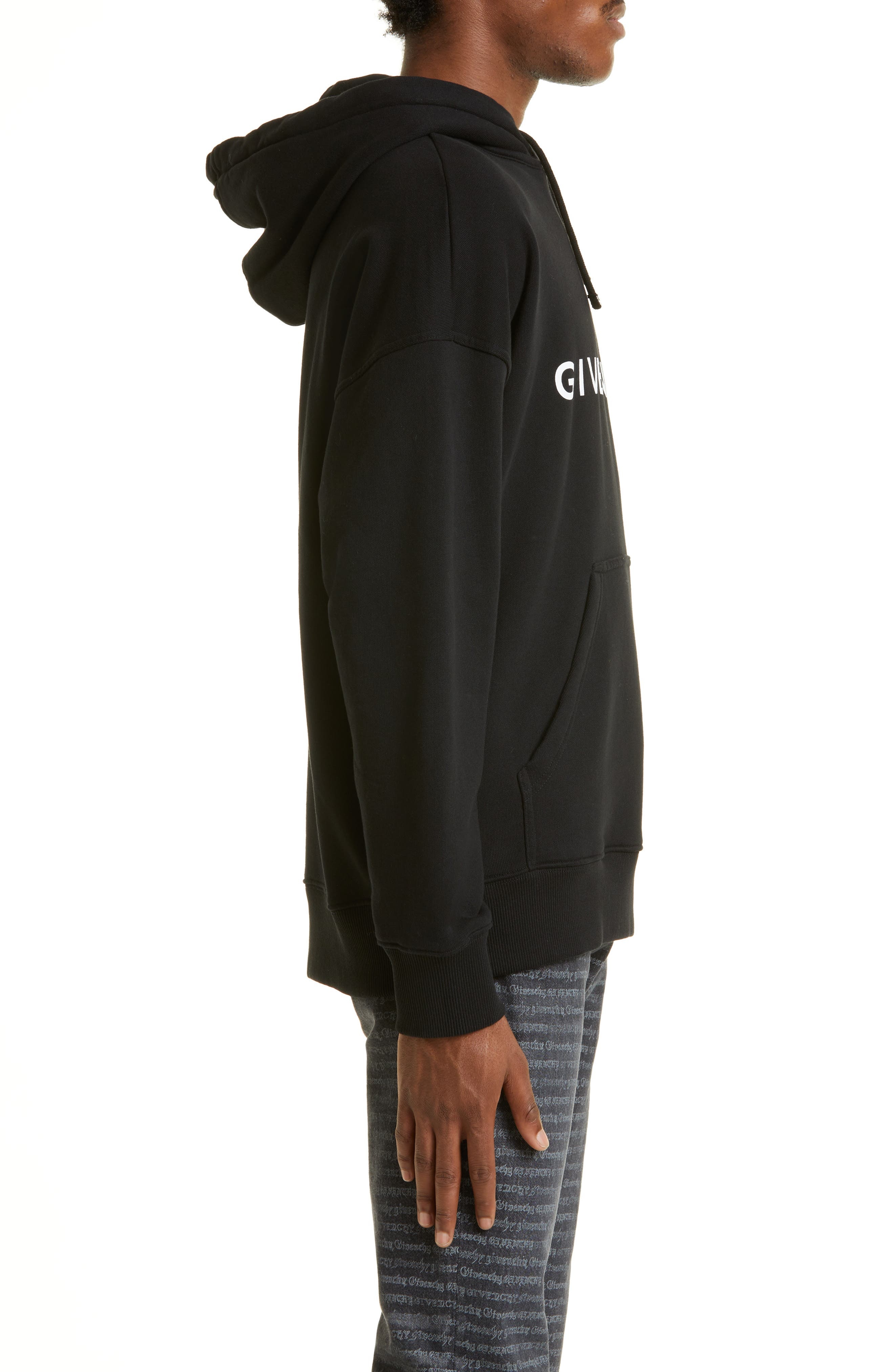 Slim Fit Logo Graphic Hoodie - 3