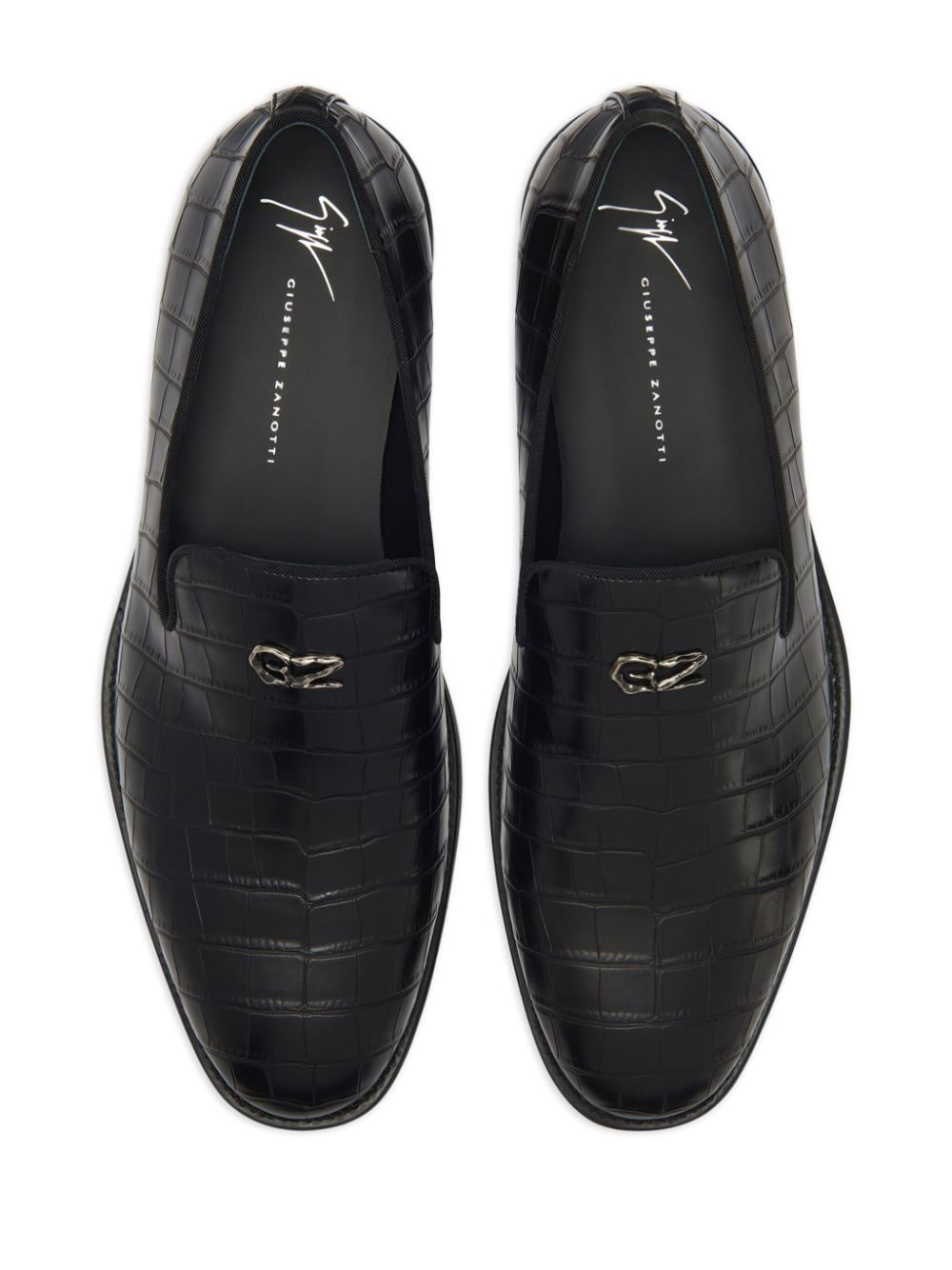 Imrham crocodile-effect loafers - 4