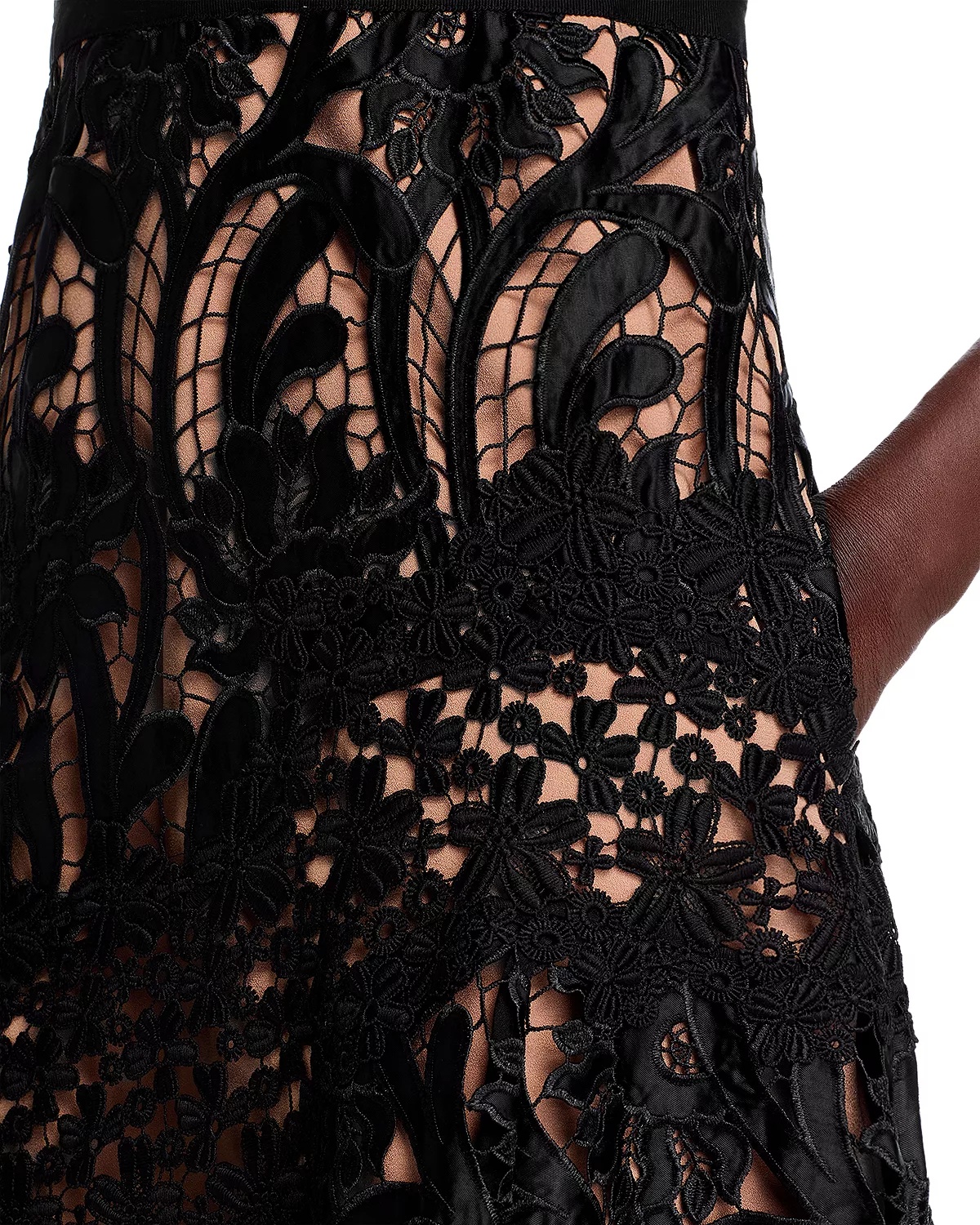Lace Midi Dress - 6