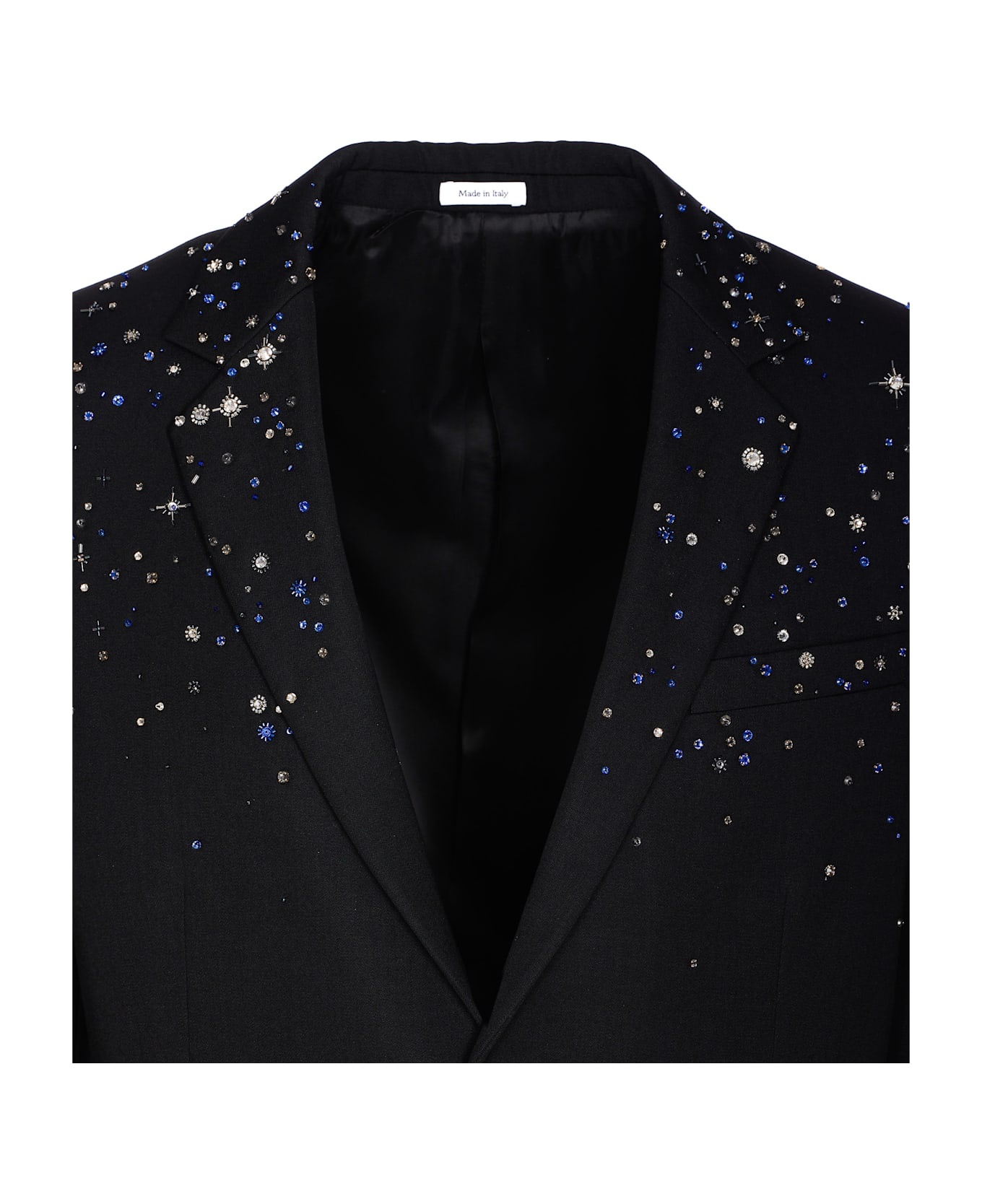 Costellation Embroidered Single-breasted Jacket - 4