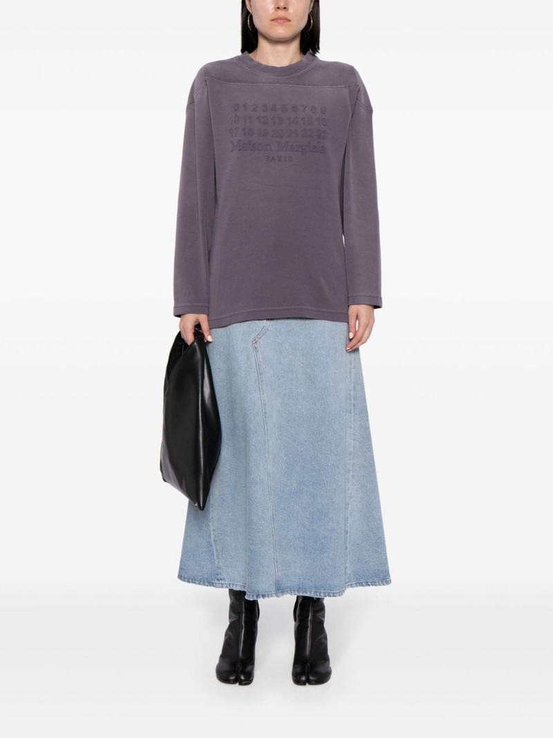 Maison Margiela Numbers logo cotton T-shirt outlook
