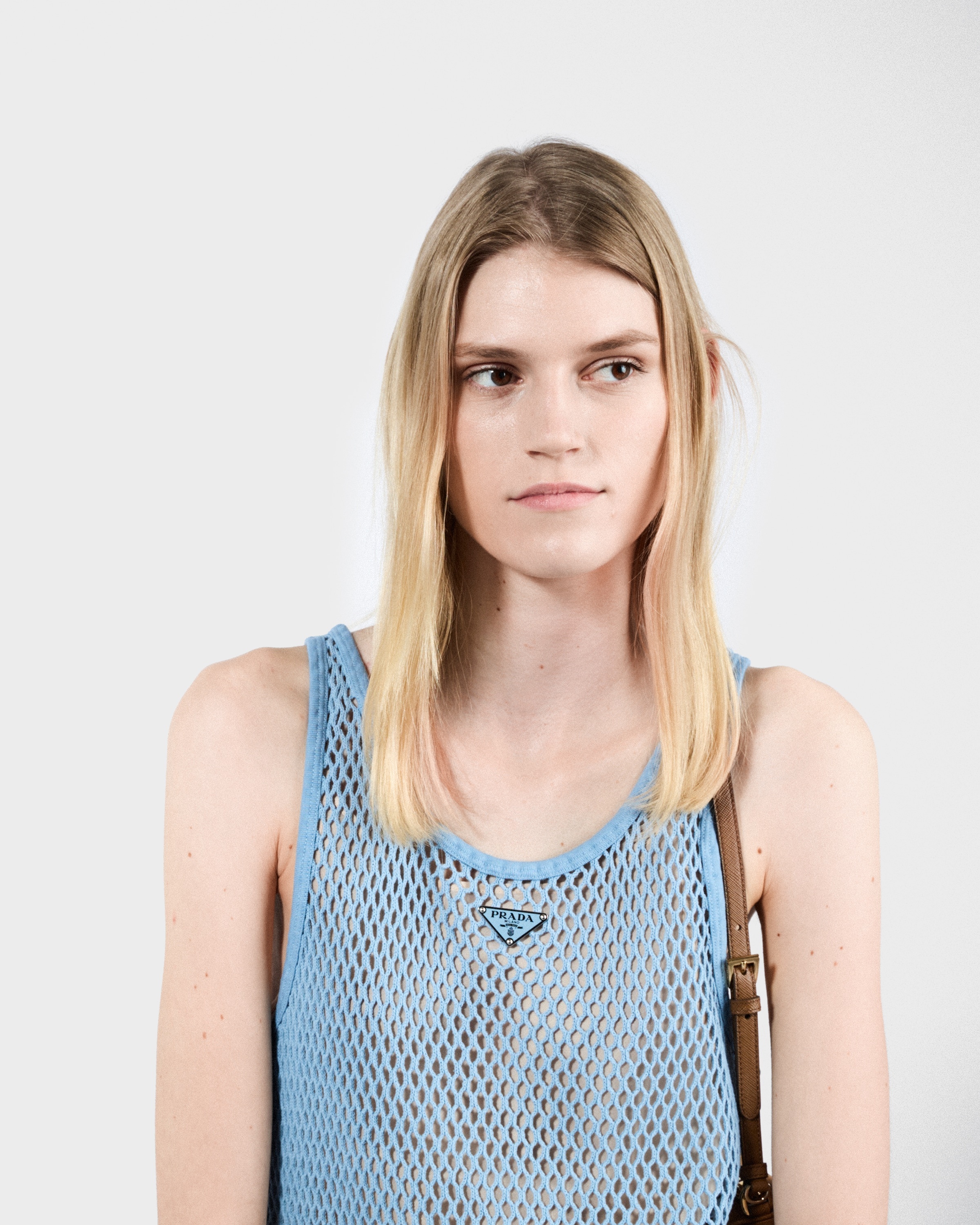 Cotton mesh dress - 3