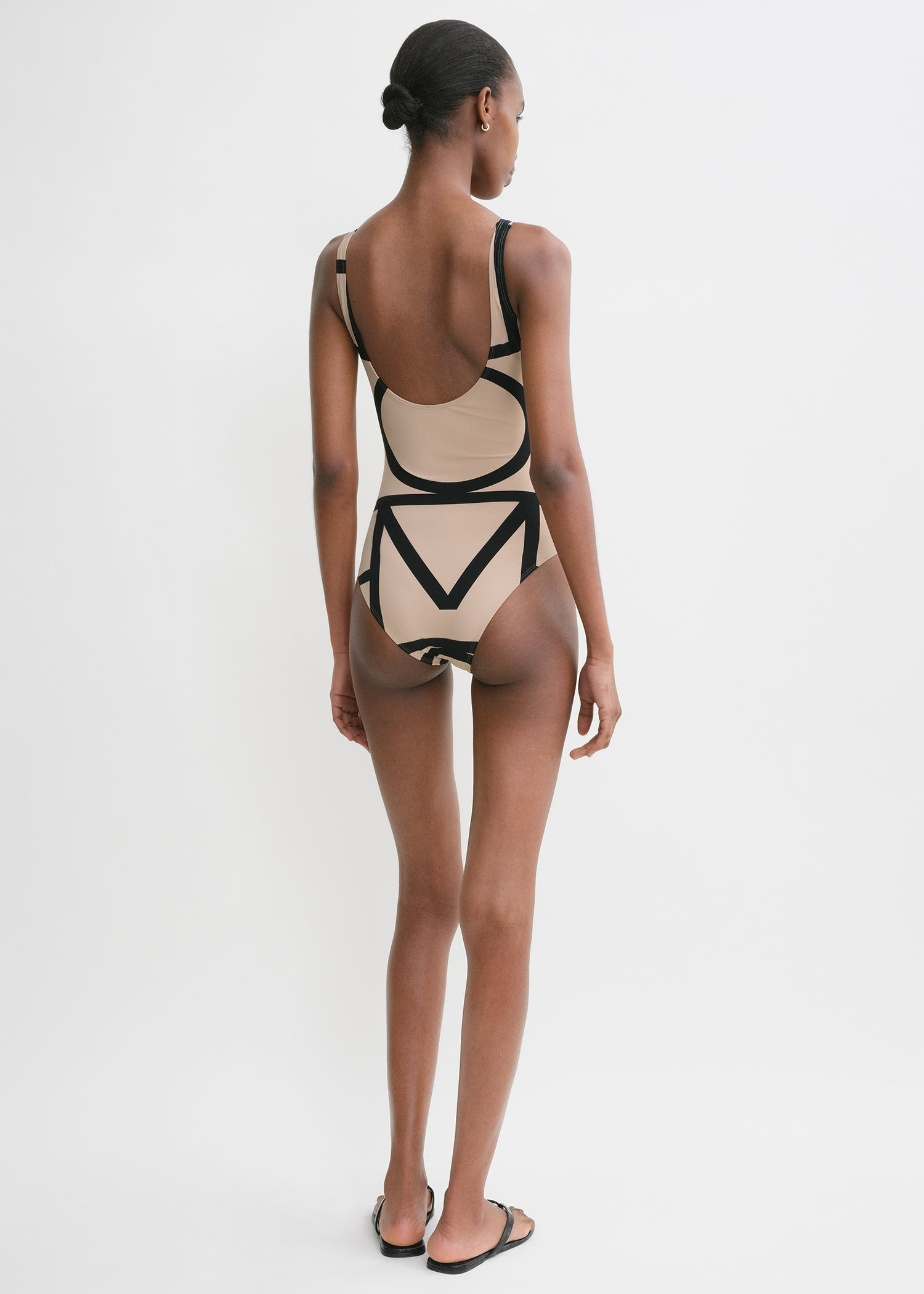 Monogram swimsuit beige - 4