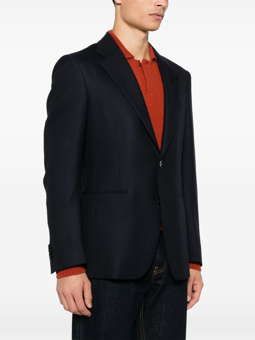 wool blazer - 3