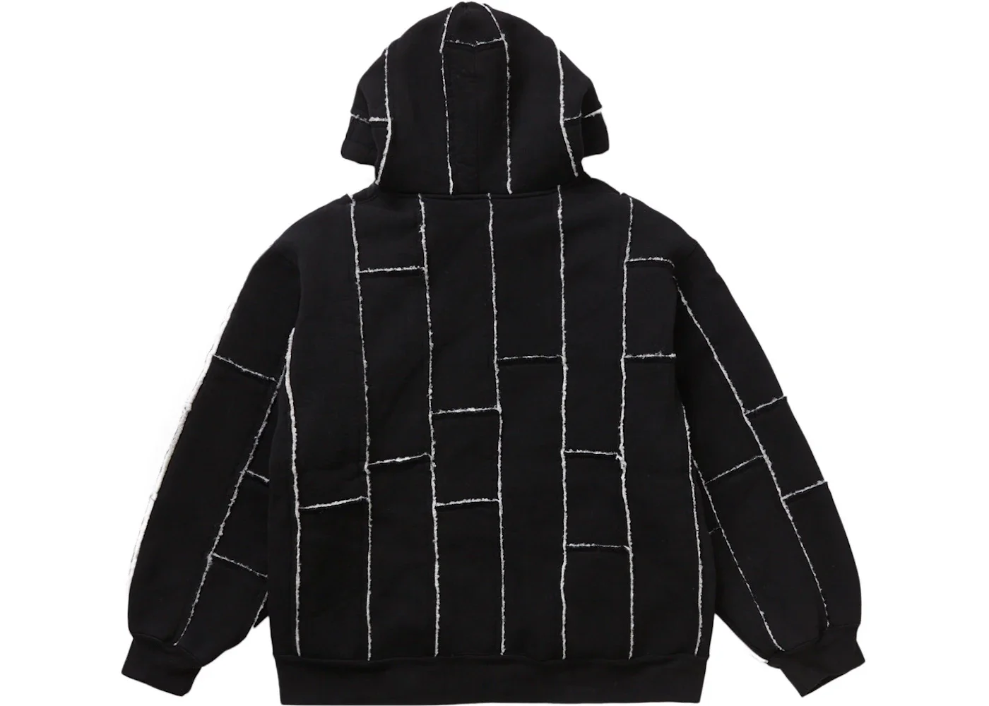 Supreme Supreme Faux Shearling Zip Up Hooded Sweatshirt Black 
