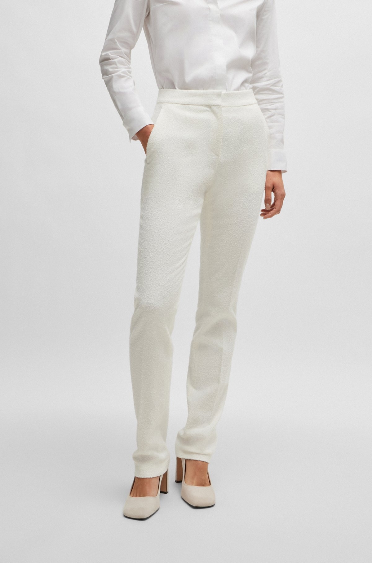 SLIM-LEG TROUSERS - 2