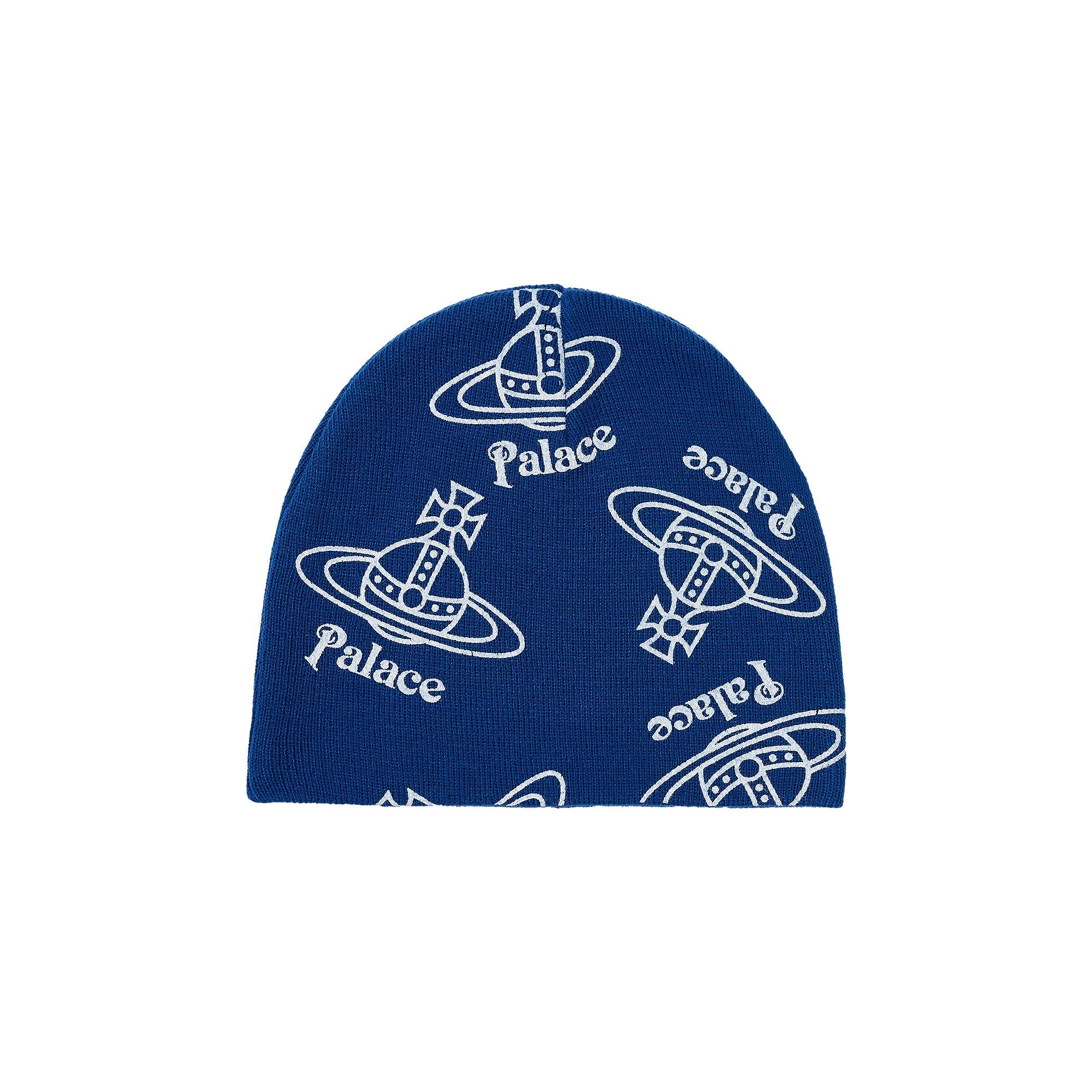 Palace x Vivienne Westwood Jersey Beanie 'Indigo' - 2