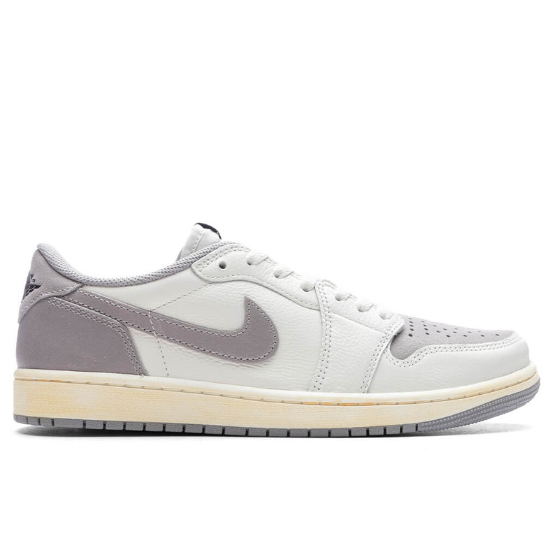 AIR JORDAN 1 LOW OG - SAIL/BLACK/ATMOSPHERE GREY - 1