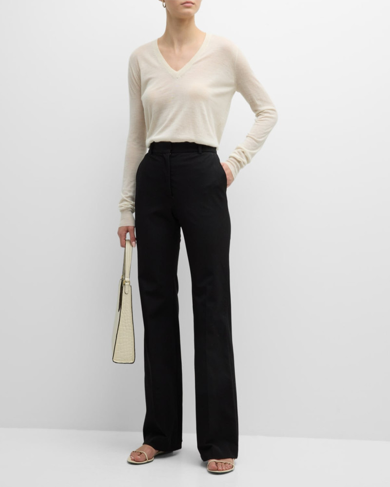 JOSEPH Cashair Cashmere V-Neck Long-Sleeve Shirt outlook