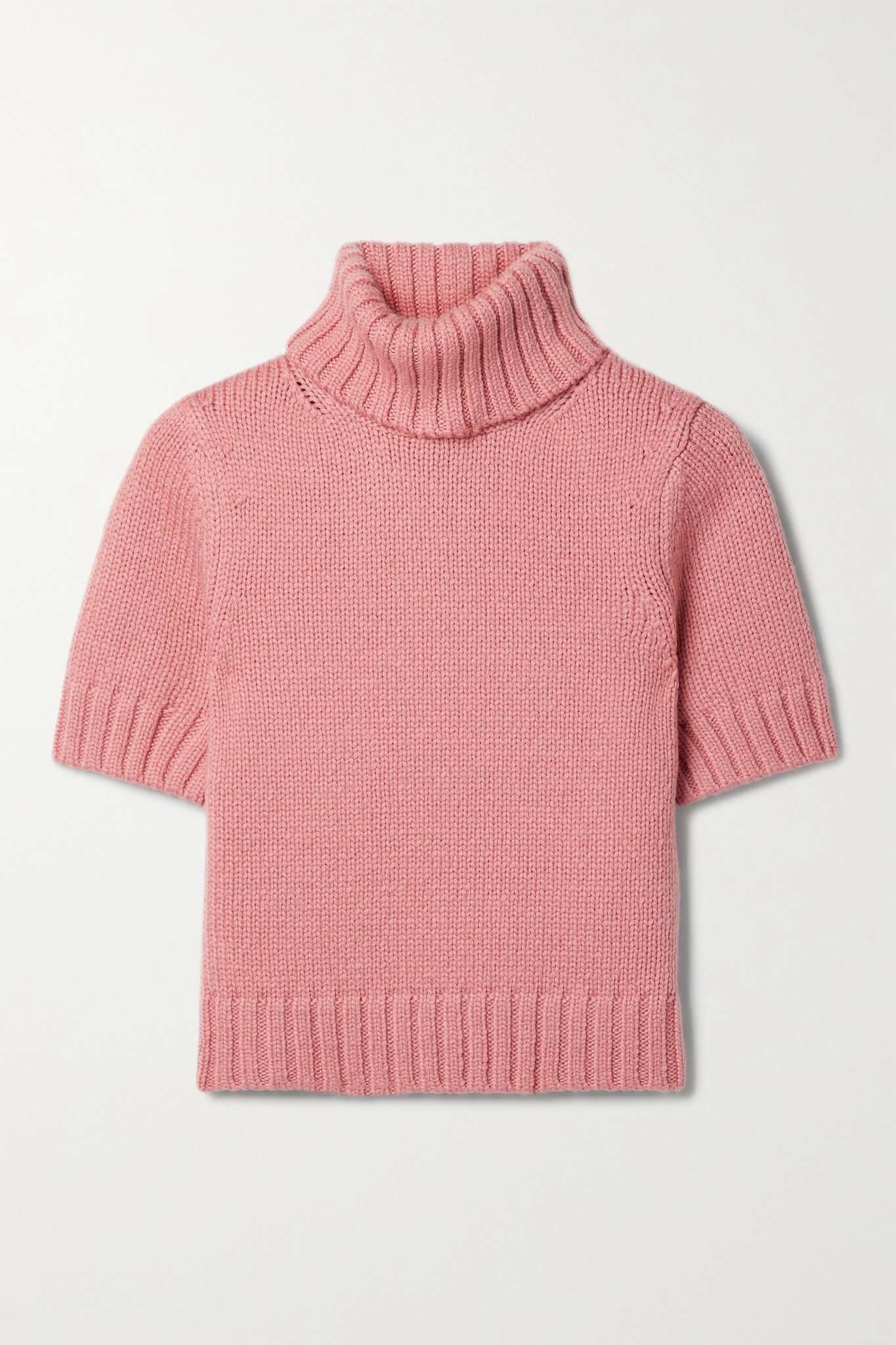 Wool-blend turtleneck sweater - 1