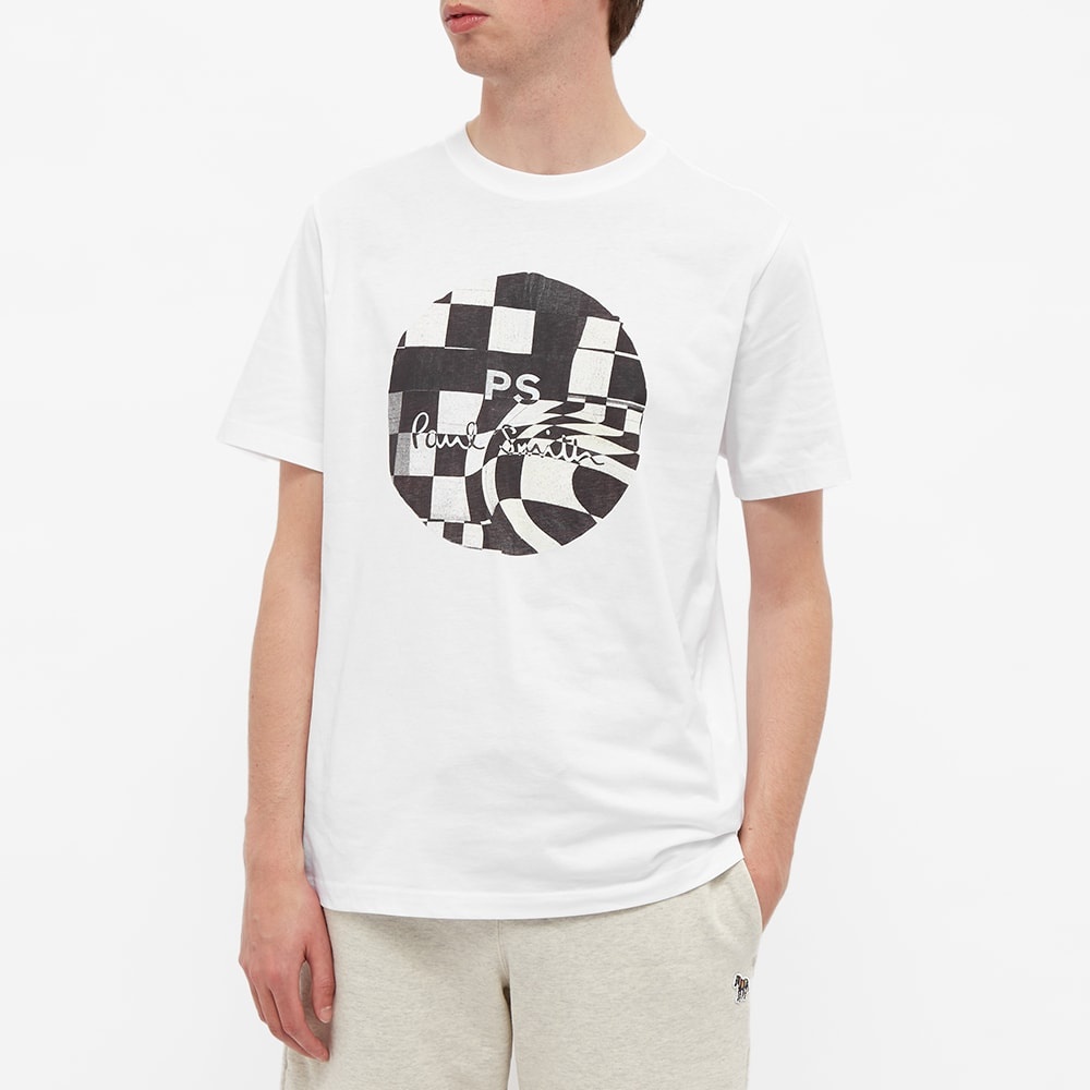 Paul Smith Checked Circle Logo Tee - 3