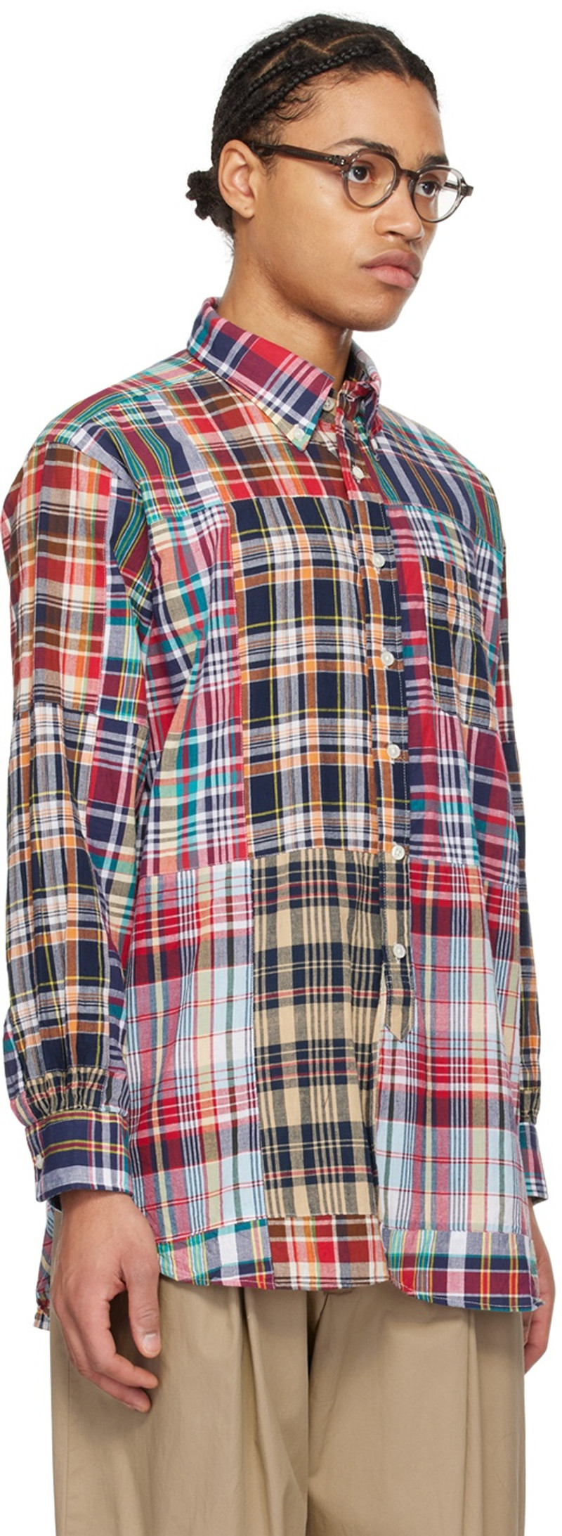 Engineered Garments Multicolor Patchwork Shirt outlook