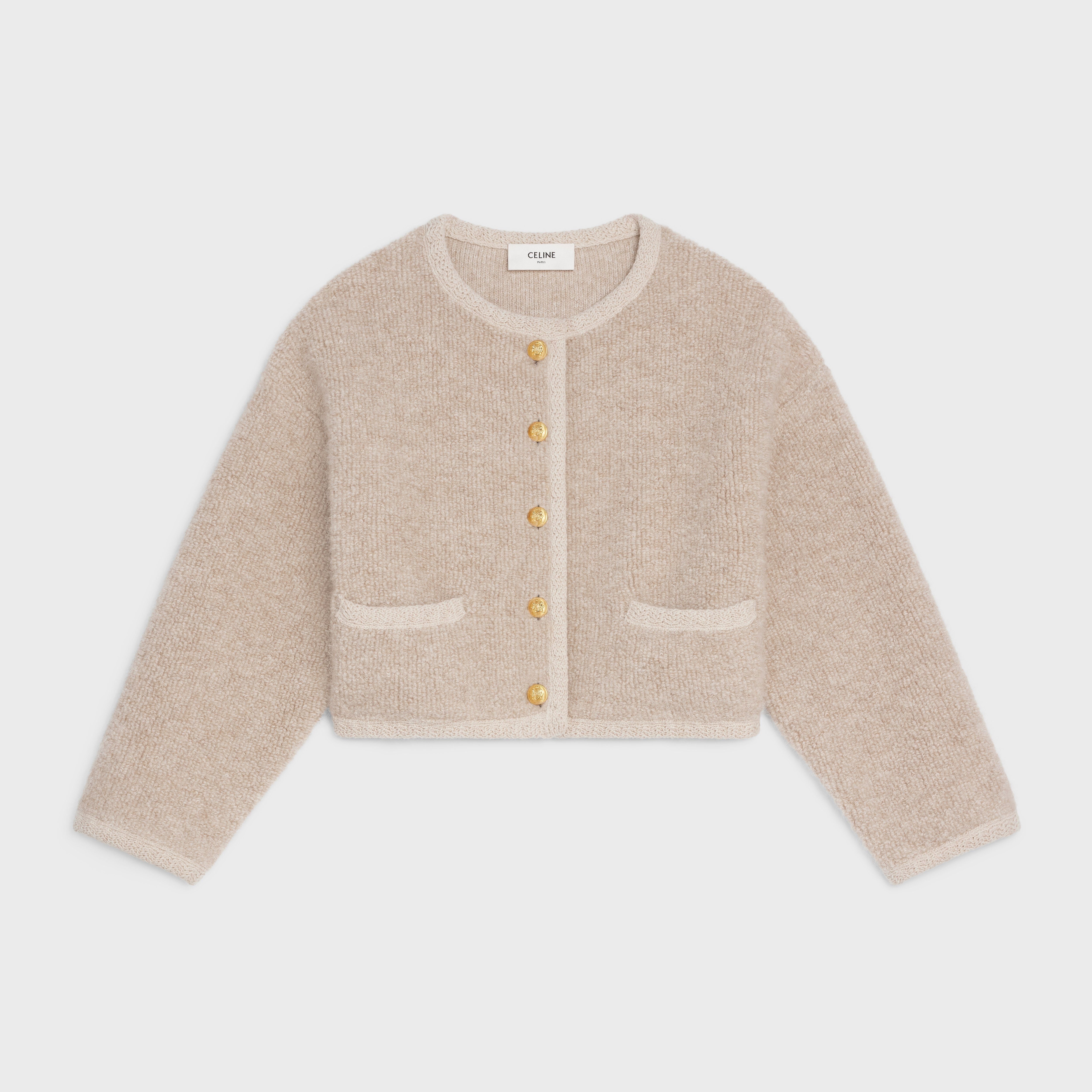 “CHASSEUR” JACKET IN ALPACA WOOL - 1
