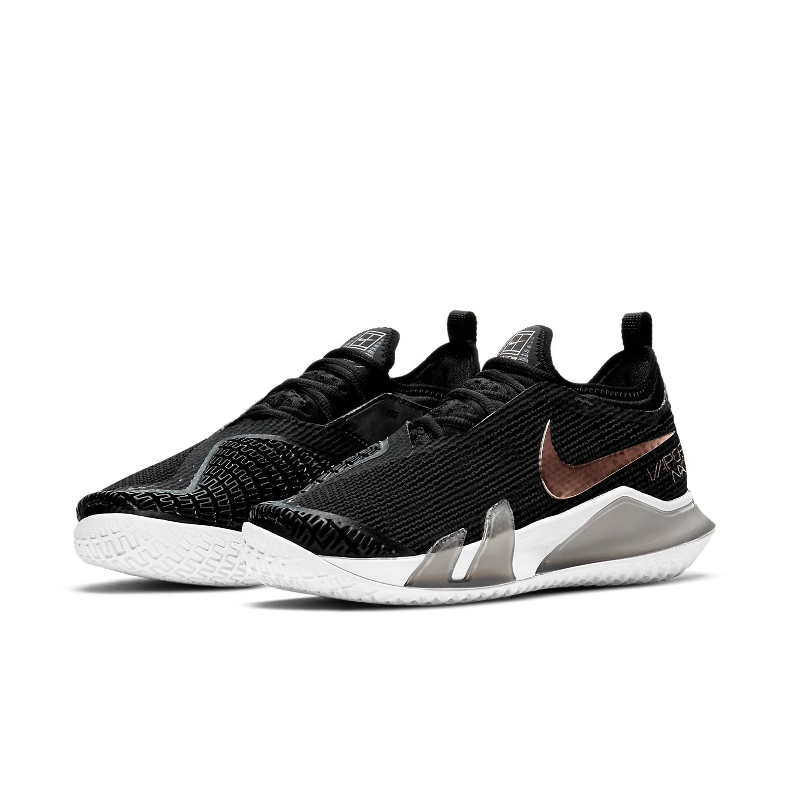 (WMNS) NikeCourt React Vapor NXT 'Black Metallic Red Bronze' CV0742-002 - 3