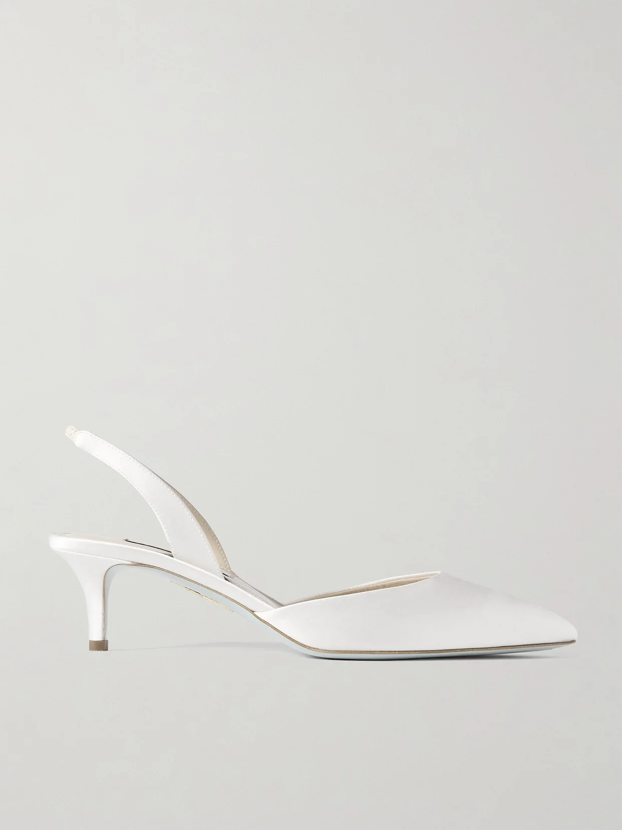 So Nude 50 Satin Slingback Pumps - 1