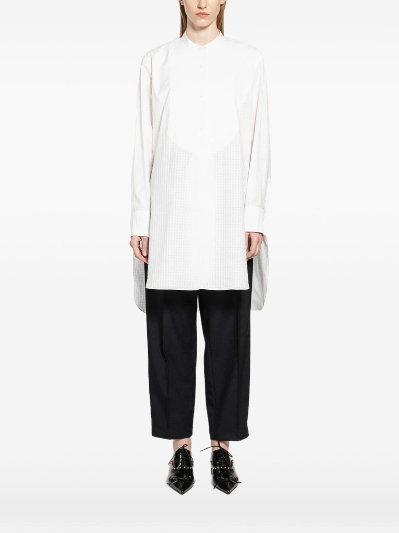 band collar shirt 1