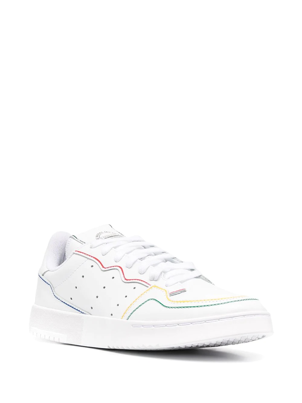 Supercourt low-top leather sneakers - 2