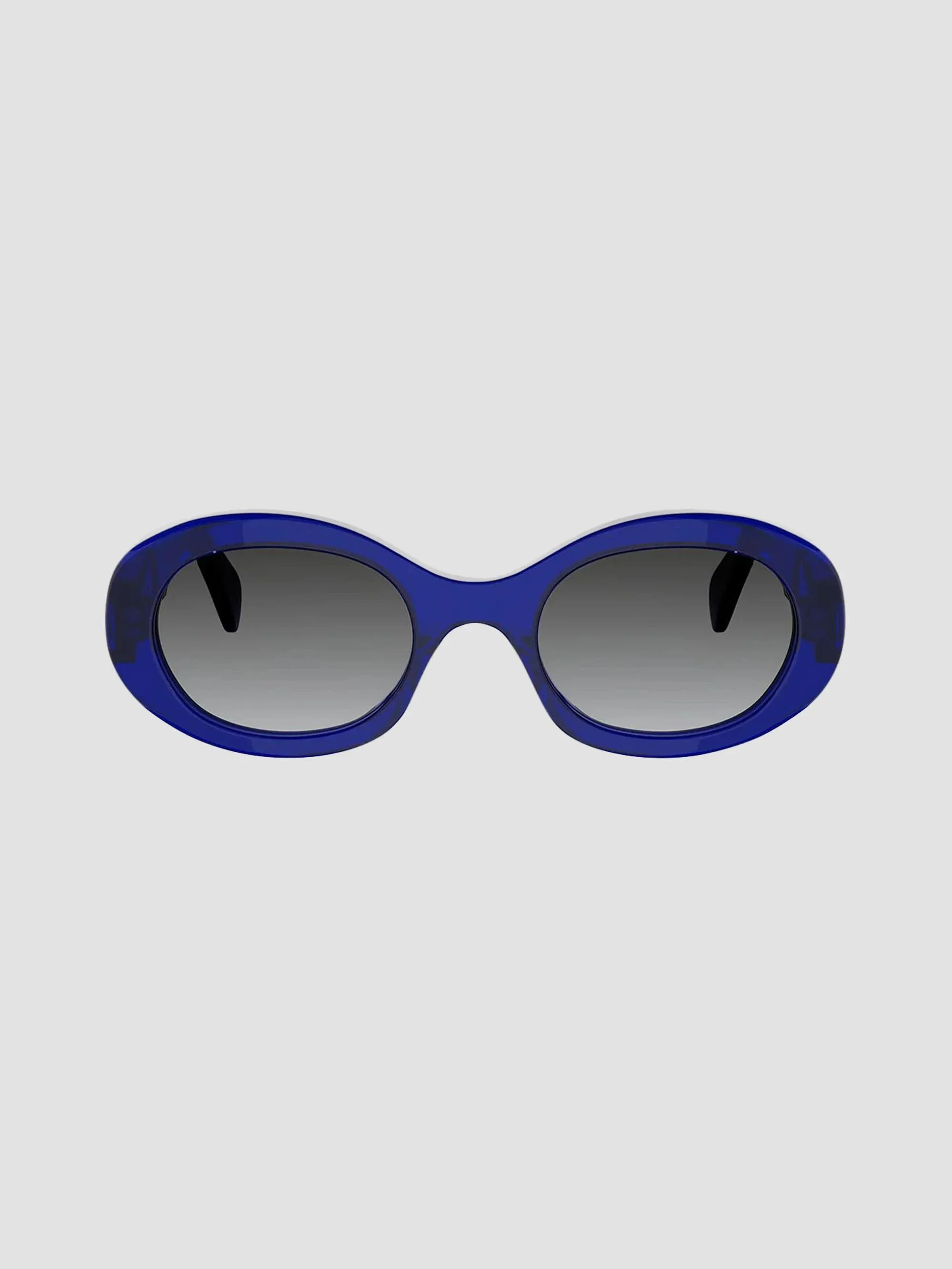 Women's Triomphe 01 52MM Round Sunglasses - Blue - 1