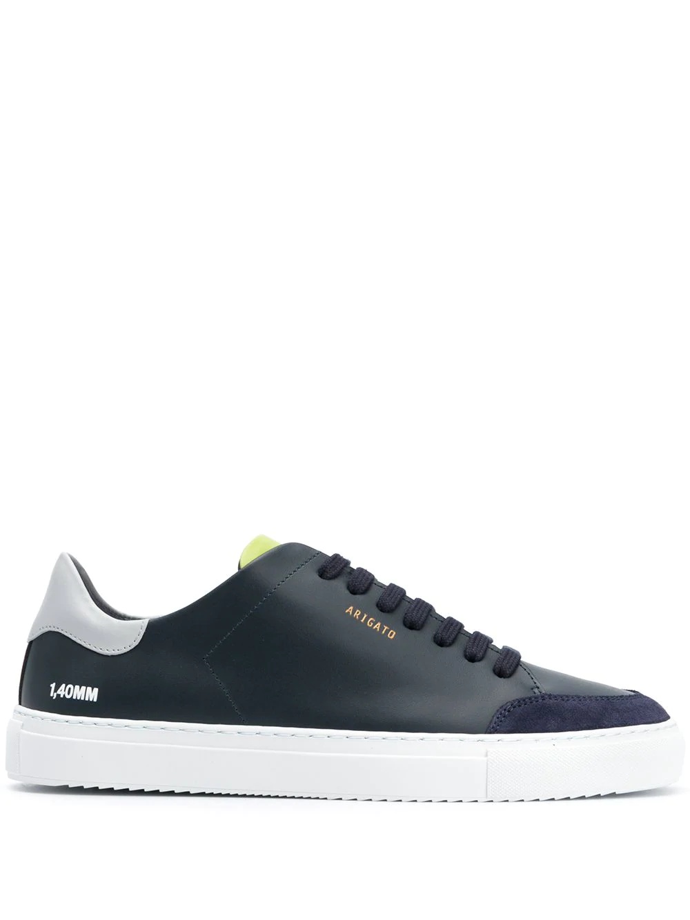 contrast-panel low-top sneakers - 1