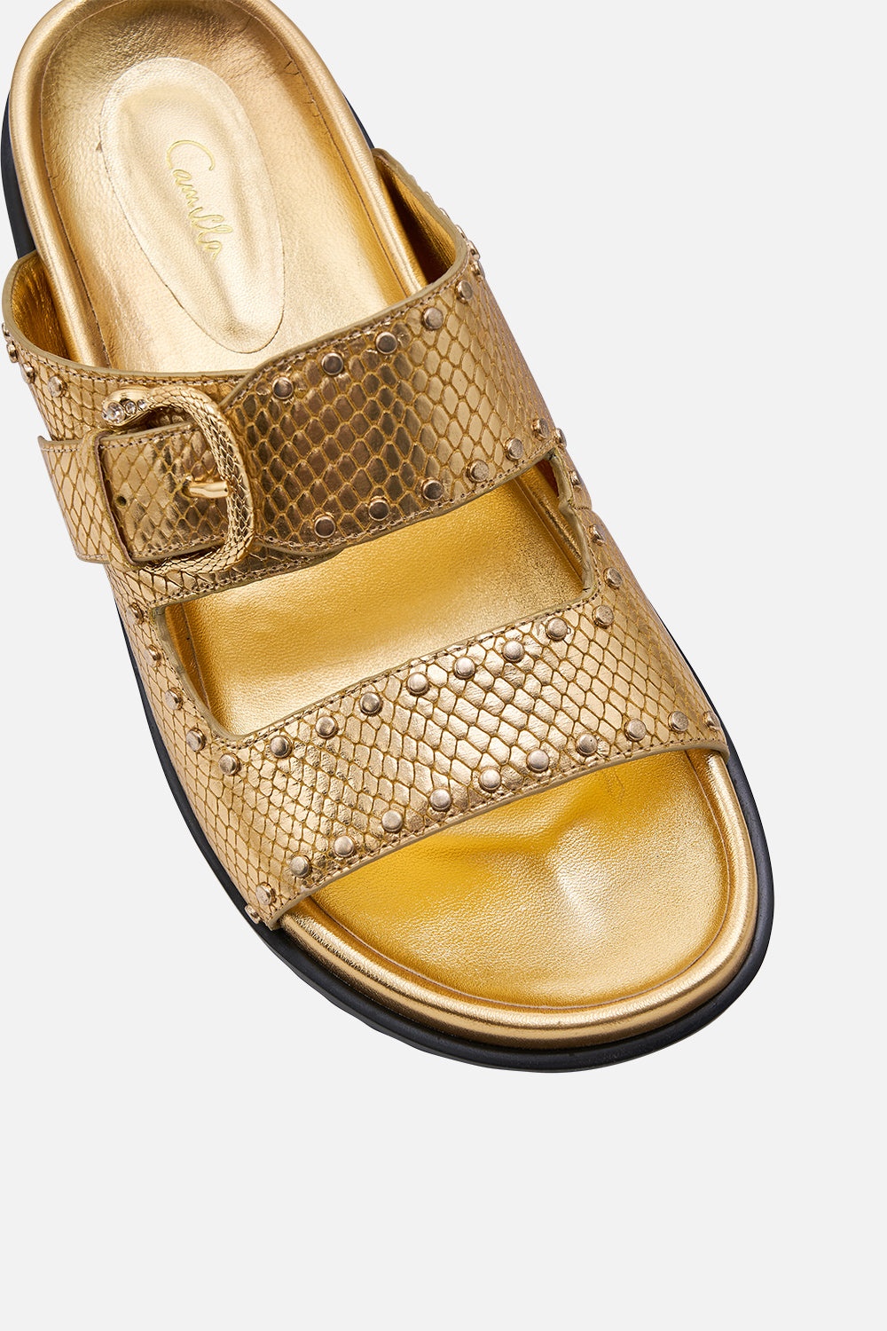 ALISA SNAKE BUCKLE SANDAL - 4