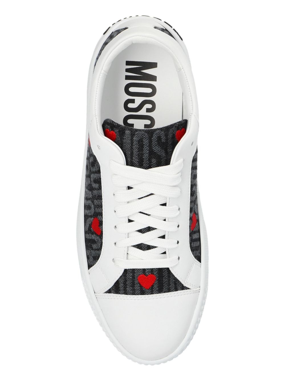 logo-jacquard sneakers - 6