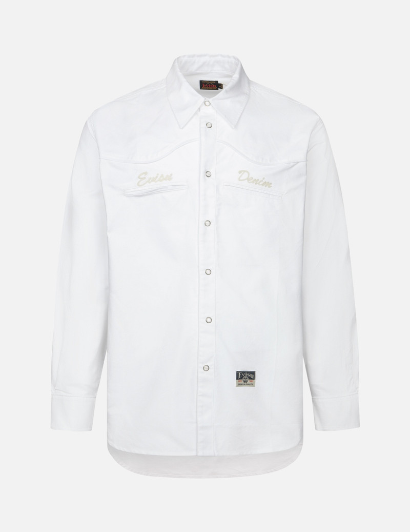 LOGO EMBROIDERY RELAX FIT OXFORD SHIRT 1