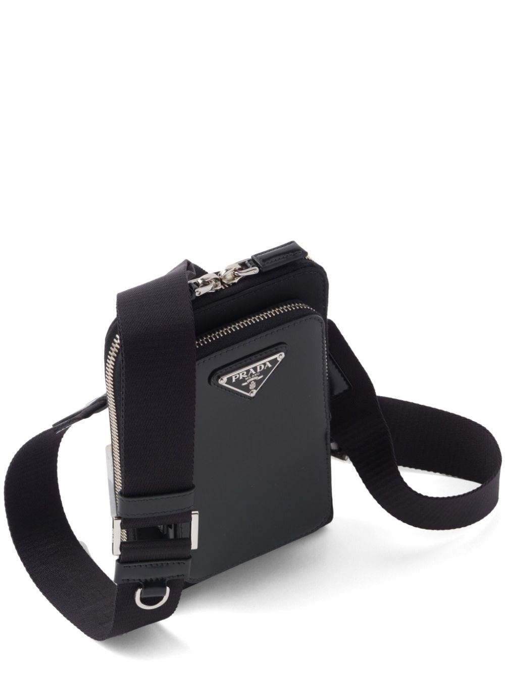 triangle-logo panelled smartphone case - 6