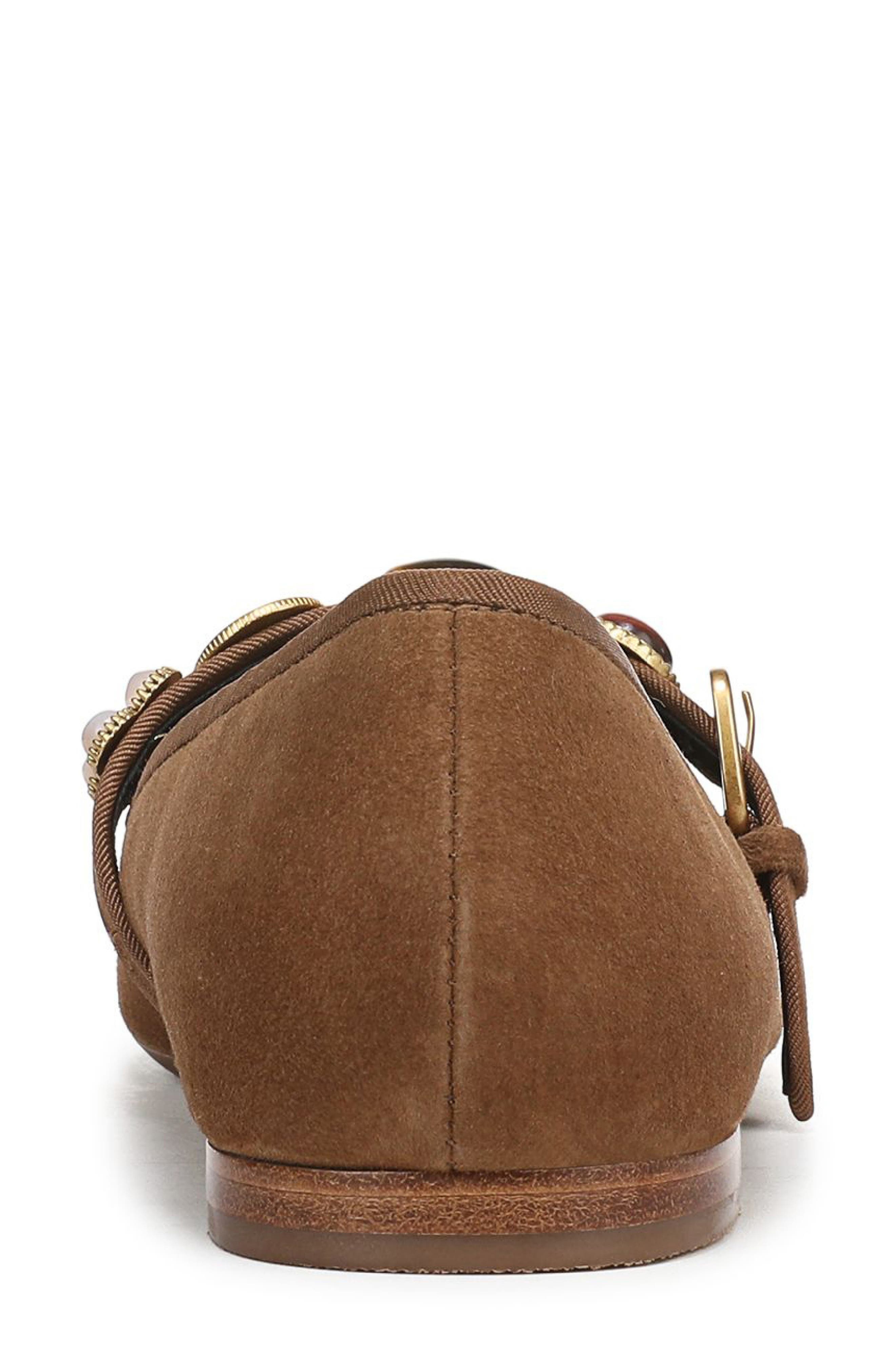 Veronica Beard Selene Charms Pointed Toe Flat in Espresso at Nordstrom - 7