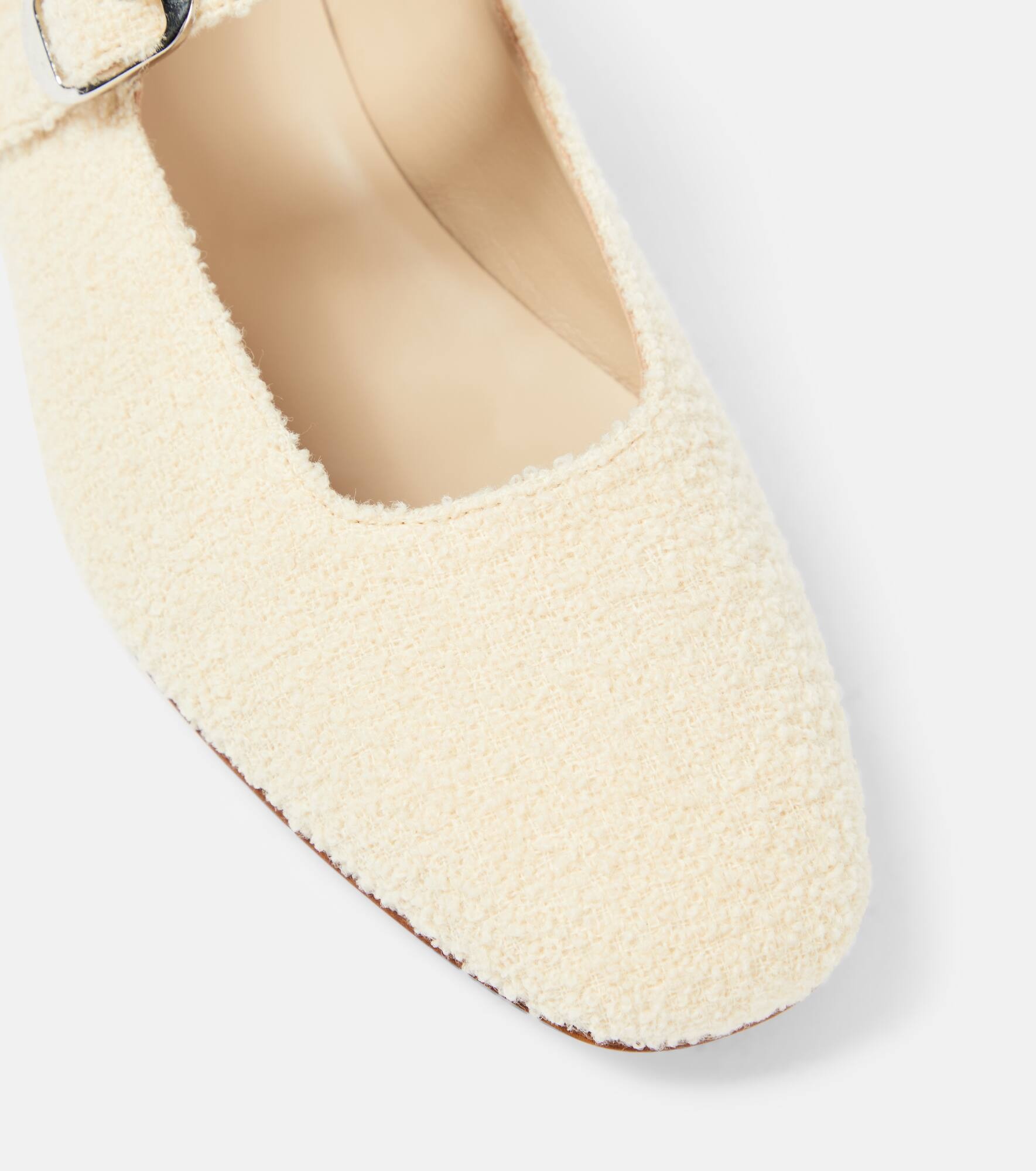 Canvas Mary Jane flats - 6