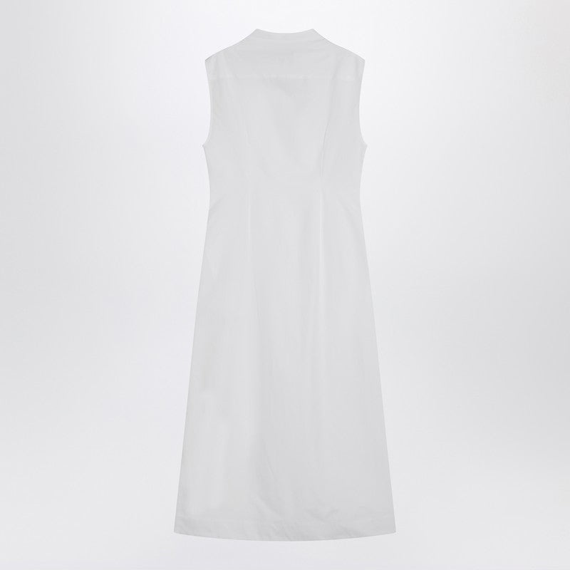 WHITE SHIRT DRESS IN COTTON - 2