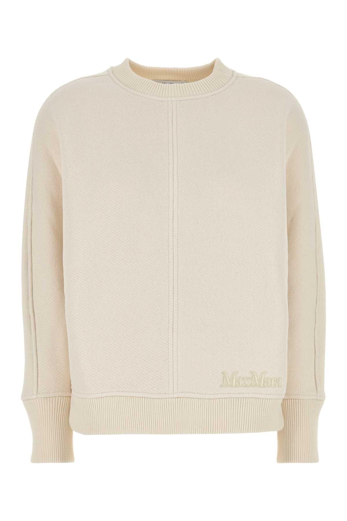 Max Mara Women Ivory Cotton Blend Cral Cardigan - 1