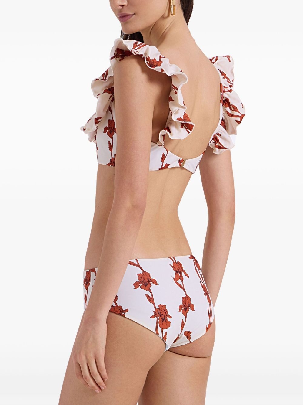 ruffle-detail bikini - 5