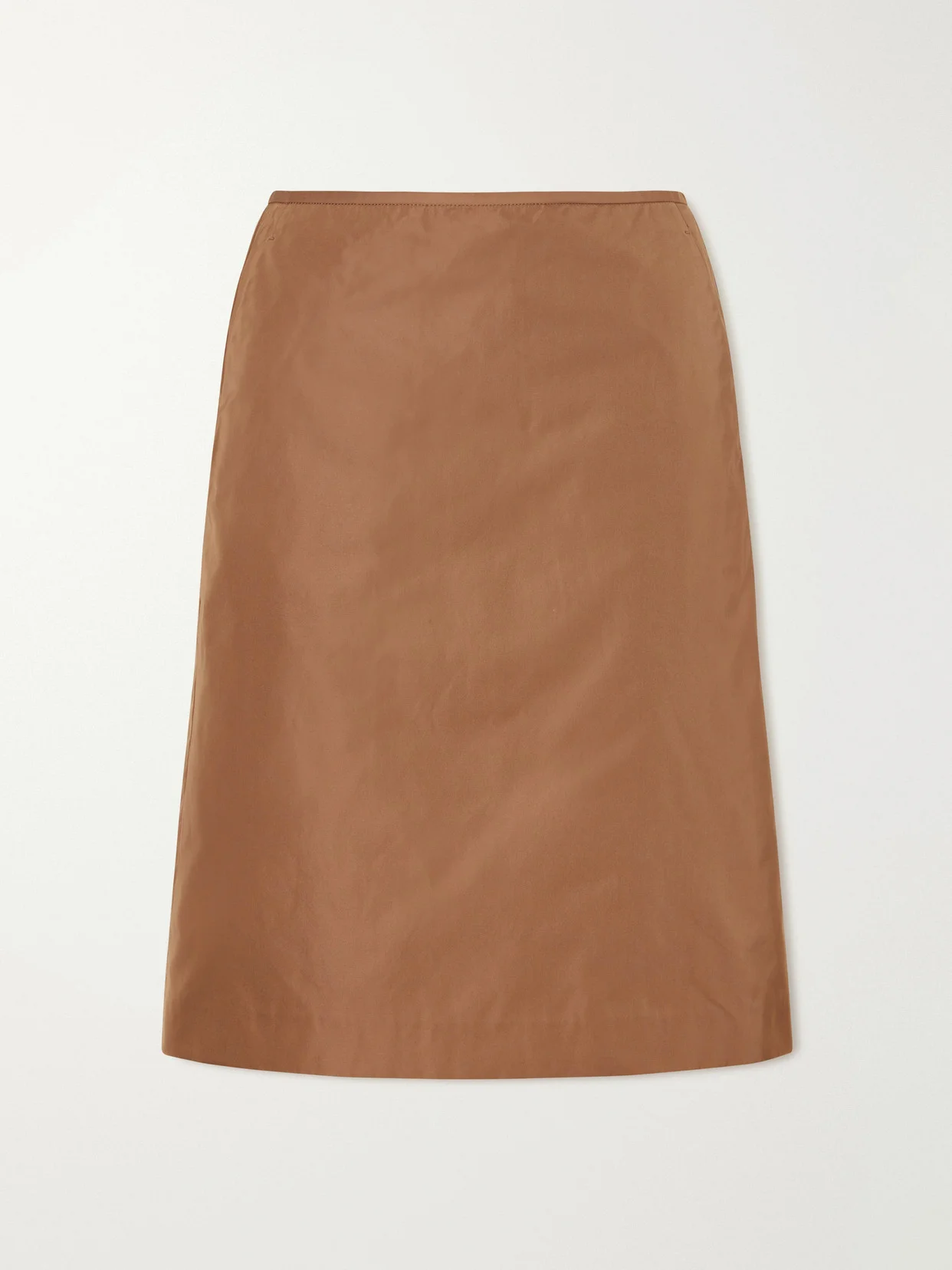 Satin Midi Skirt - 1